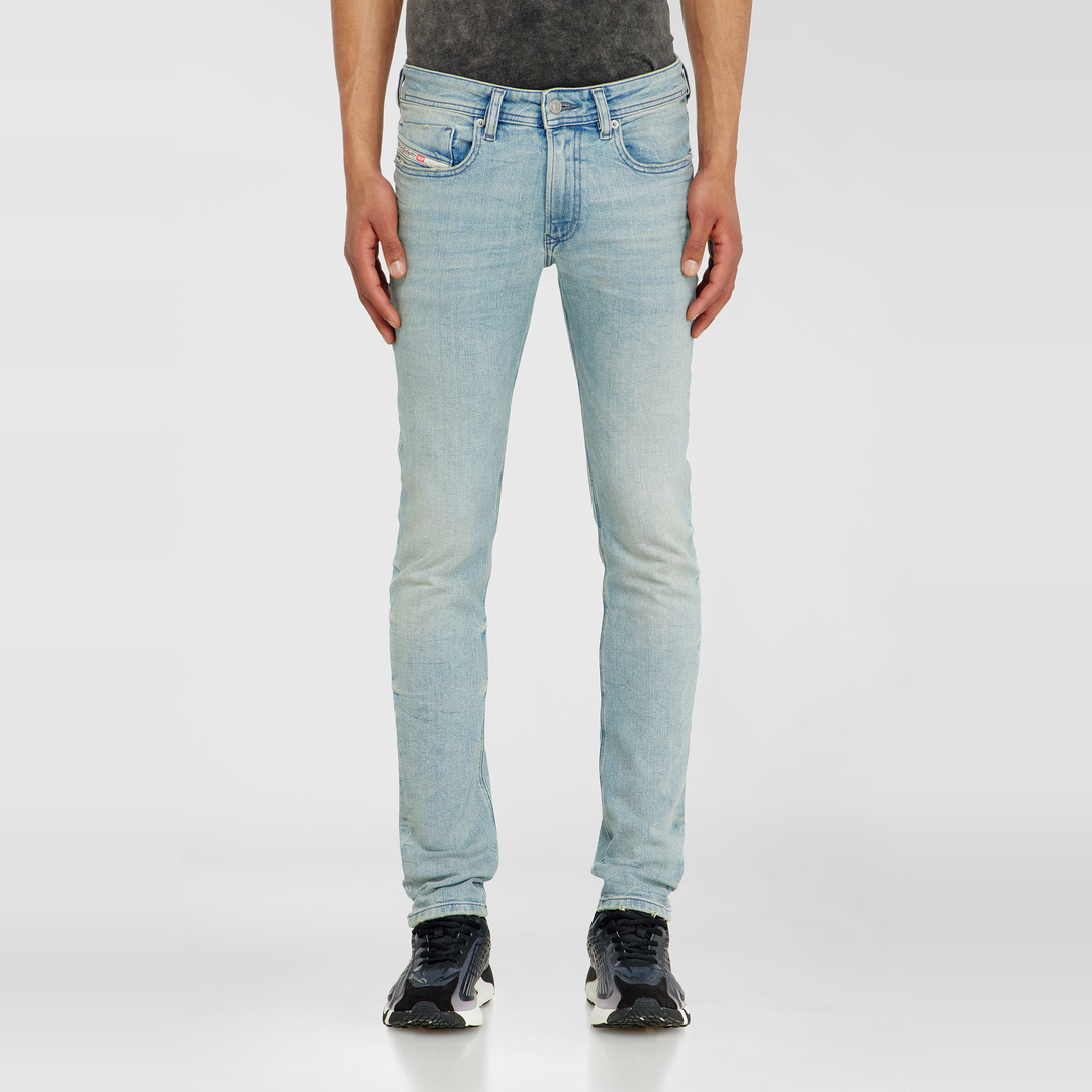 Diesel Skinny Jeans Low Waist 1979 Sleenker, Light blue, Zip fly