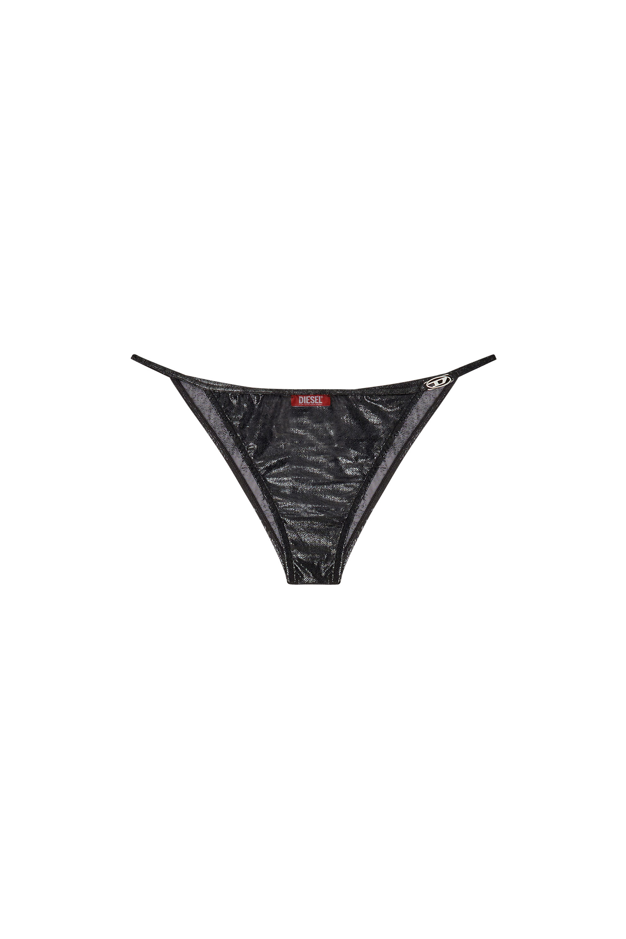 Diesel - PUNCHY-GFT, Woman's Nylon briefs with logo in Black - 3
