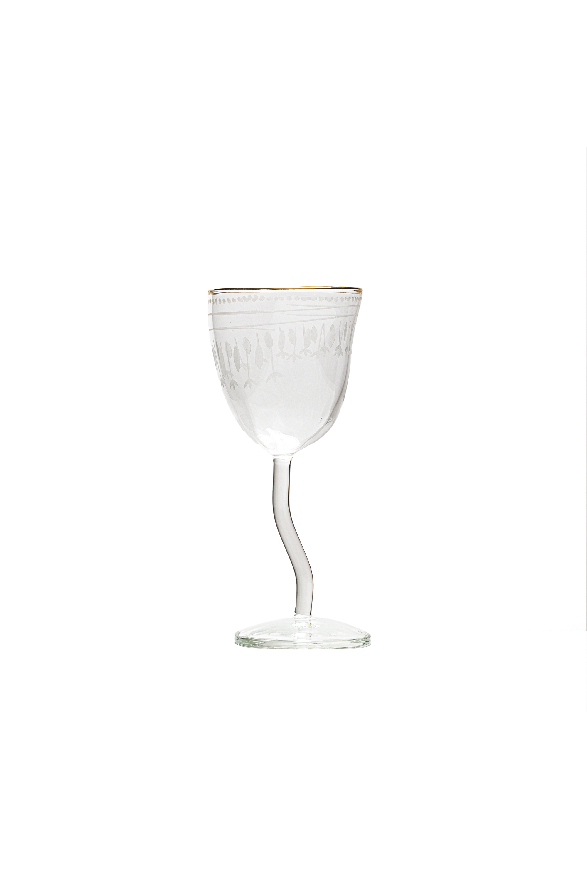 Diesel - 11250 WINE GLASS "CLASSIC ON ACID - TRAD, Unisex's Wine glass in White - 1
