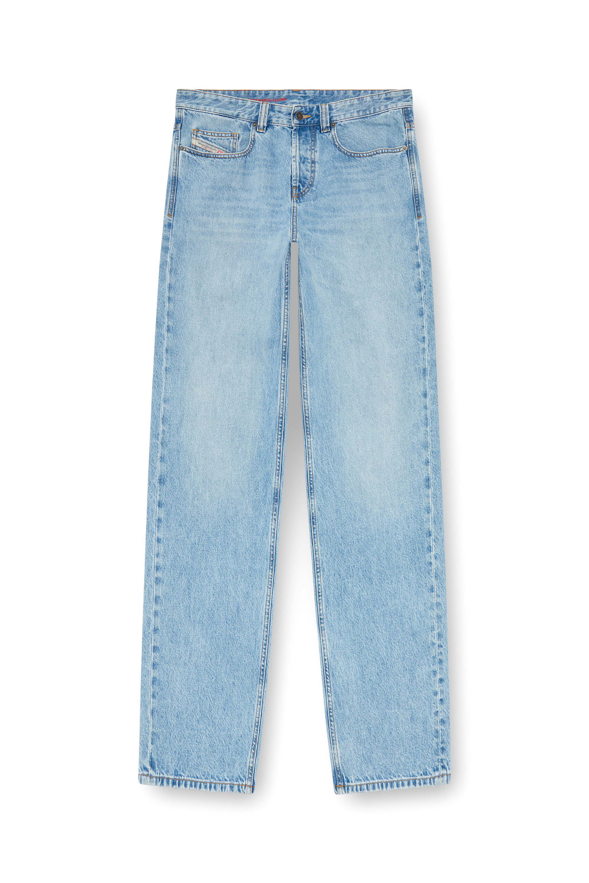 Diesel - Man's Relaxed Jeans 2001 D-Macro 09I29, Light Blue - 3