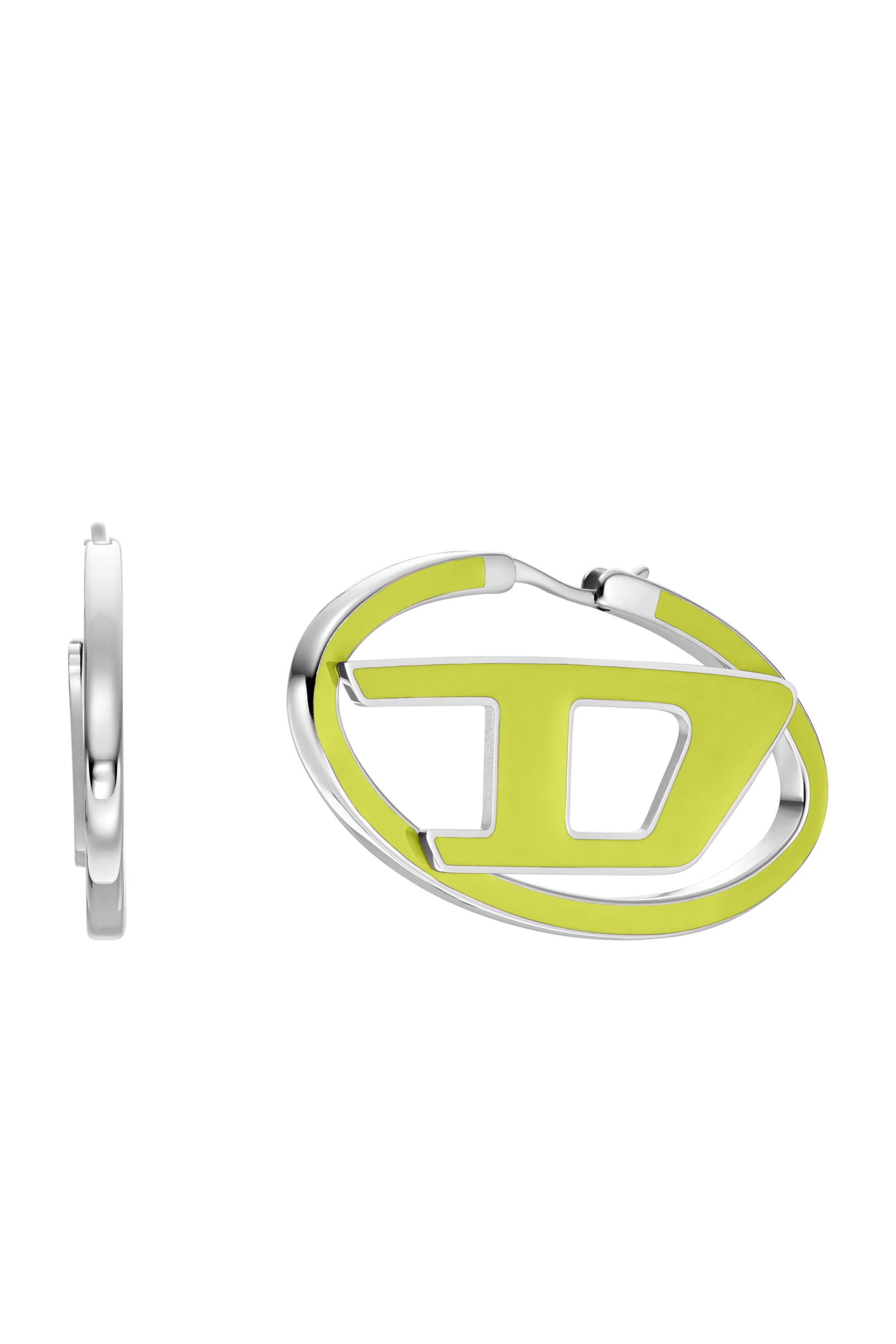 Diesel - Stainless steel hoop earrings - Earrings - Unisex - Yellow