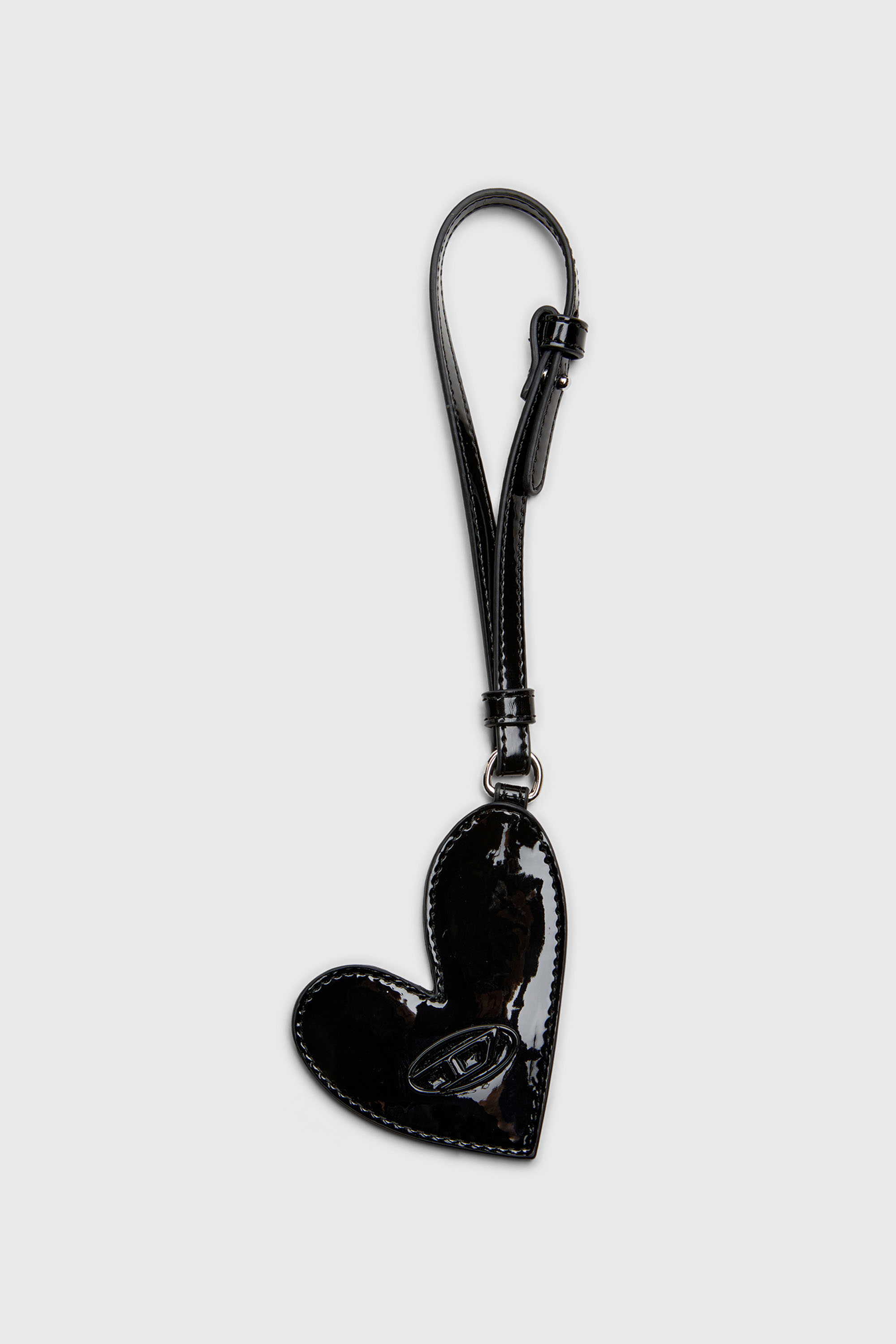 Diesel - Mirror charm with glossy finish - Charms and Keyrings - Woman - Black