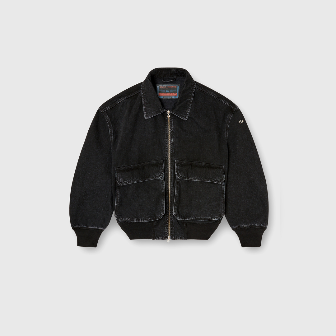 Diesel - Veste en denim - Vestes en denim - Mixte - Noir