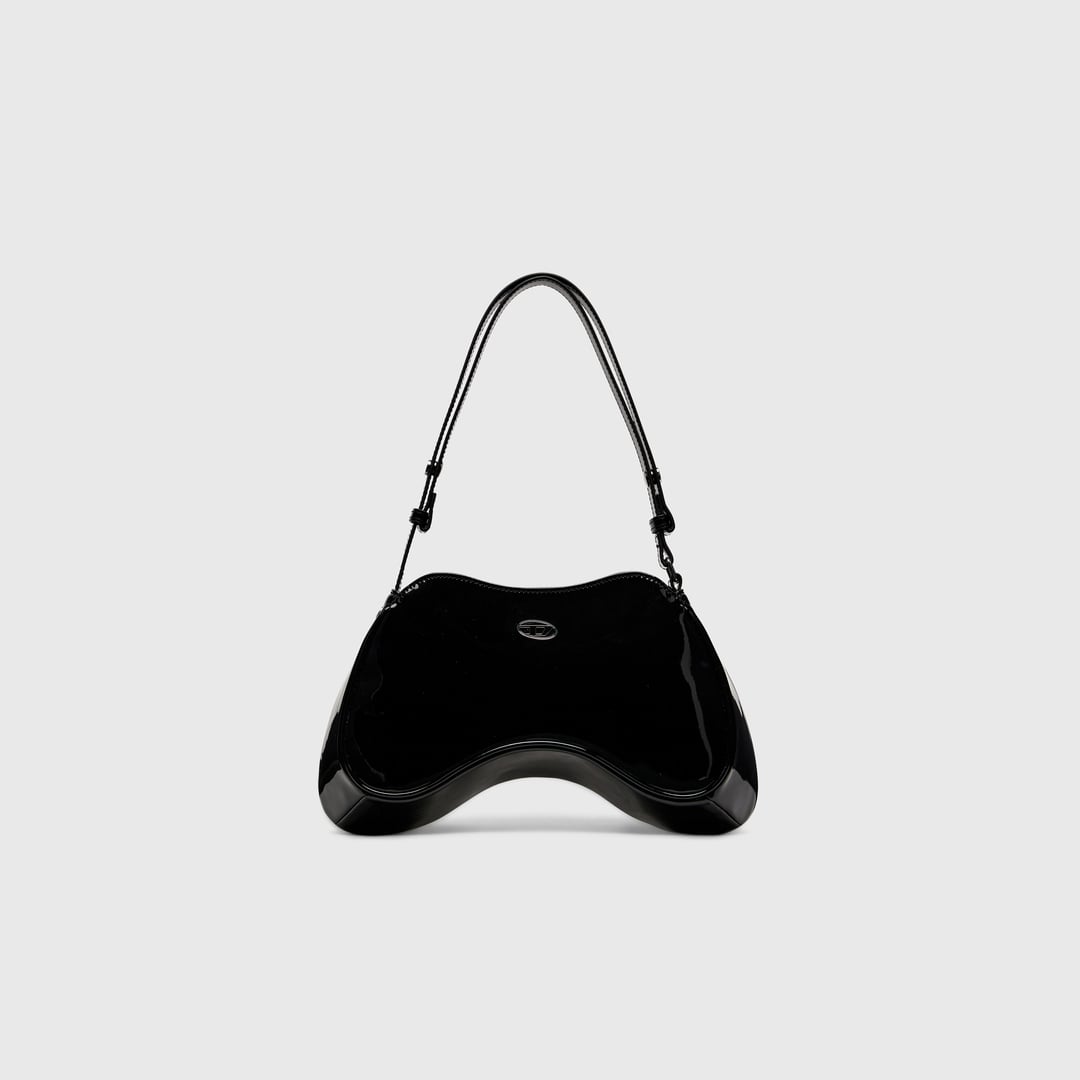 Diesel Women's Black - Play-Glossy Shoulder Bag - Shoulder Bags - Woman Uni - Image 1