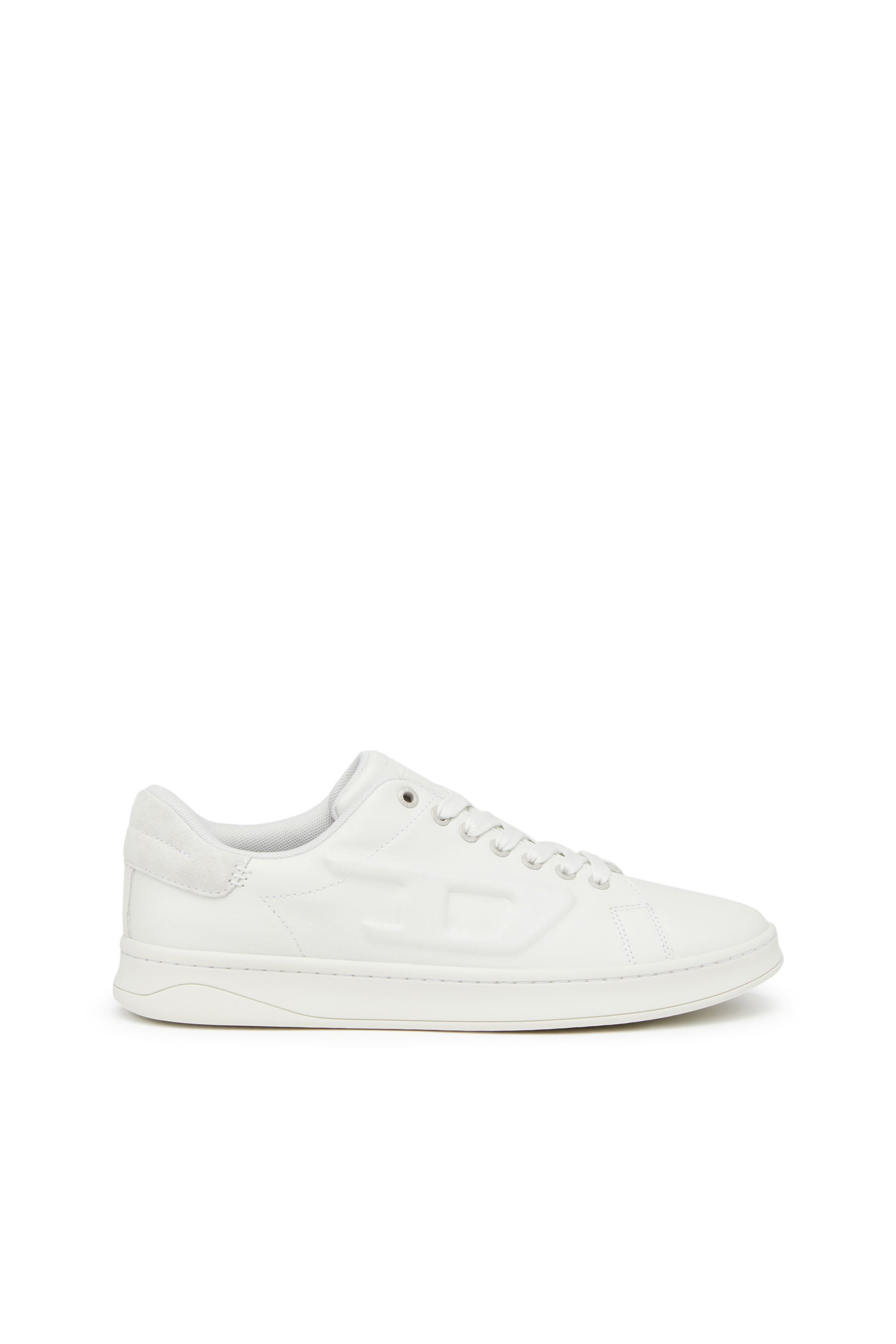 Diesel - S-Athene Low-Sneakers with embossed D logo - Sneakers - Woman - White