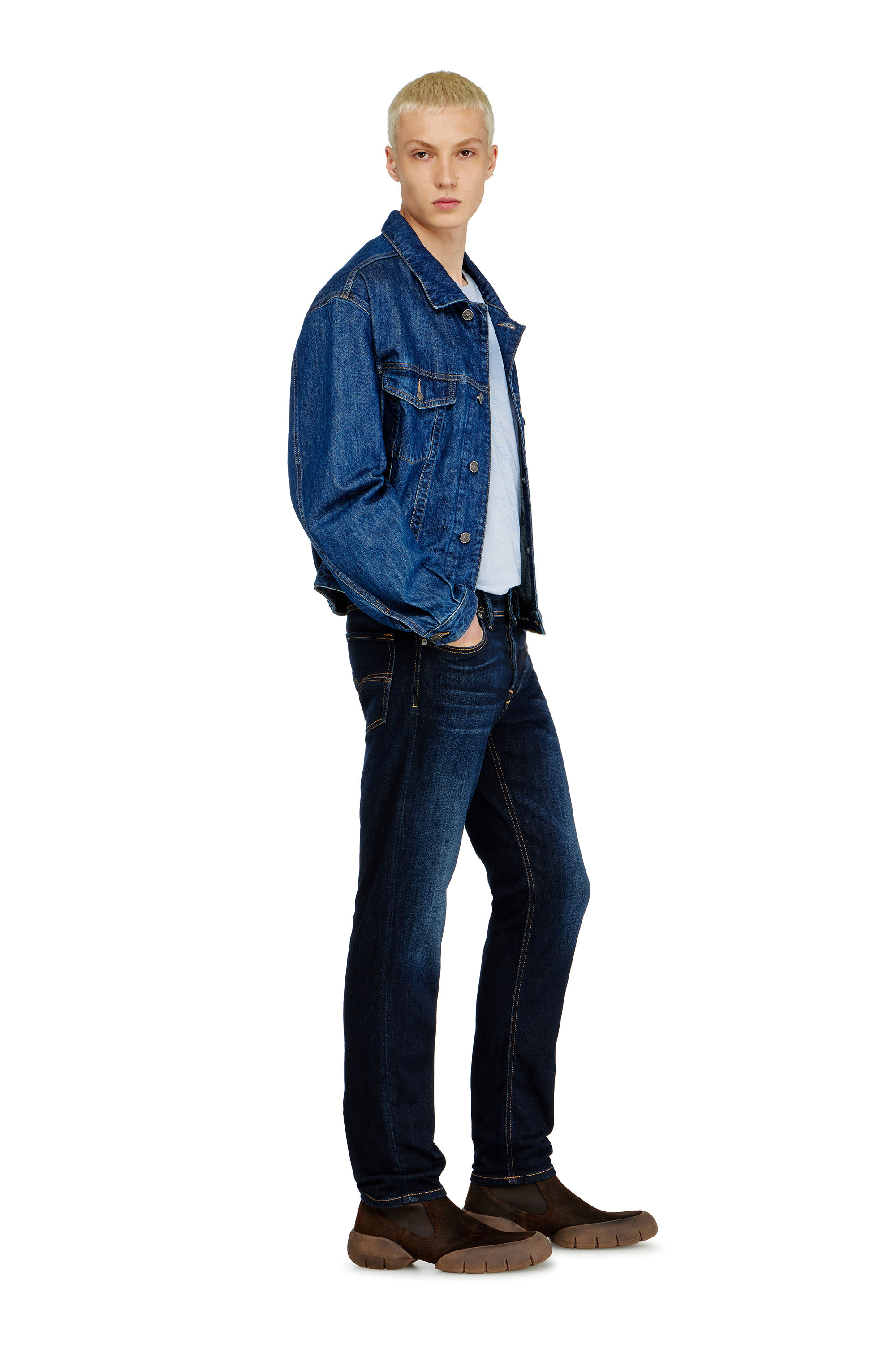 Diesel - Man's Regular Jeans 1986 Larkee-Beex 09Q15, Dark Blue - 4