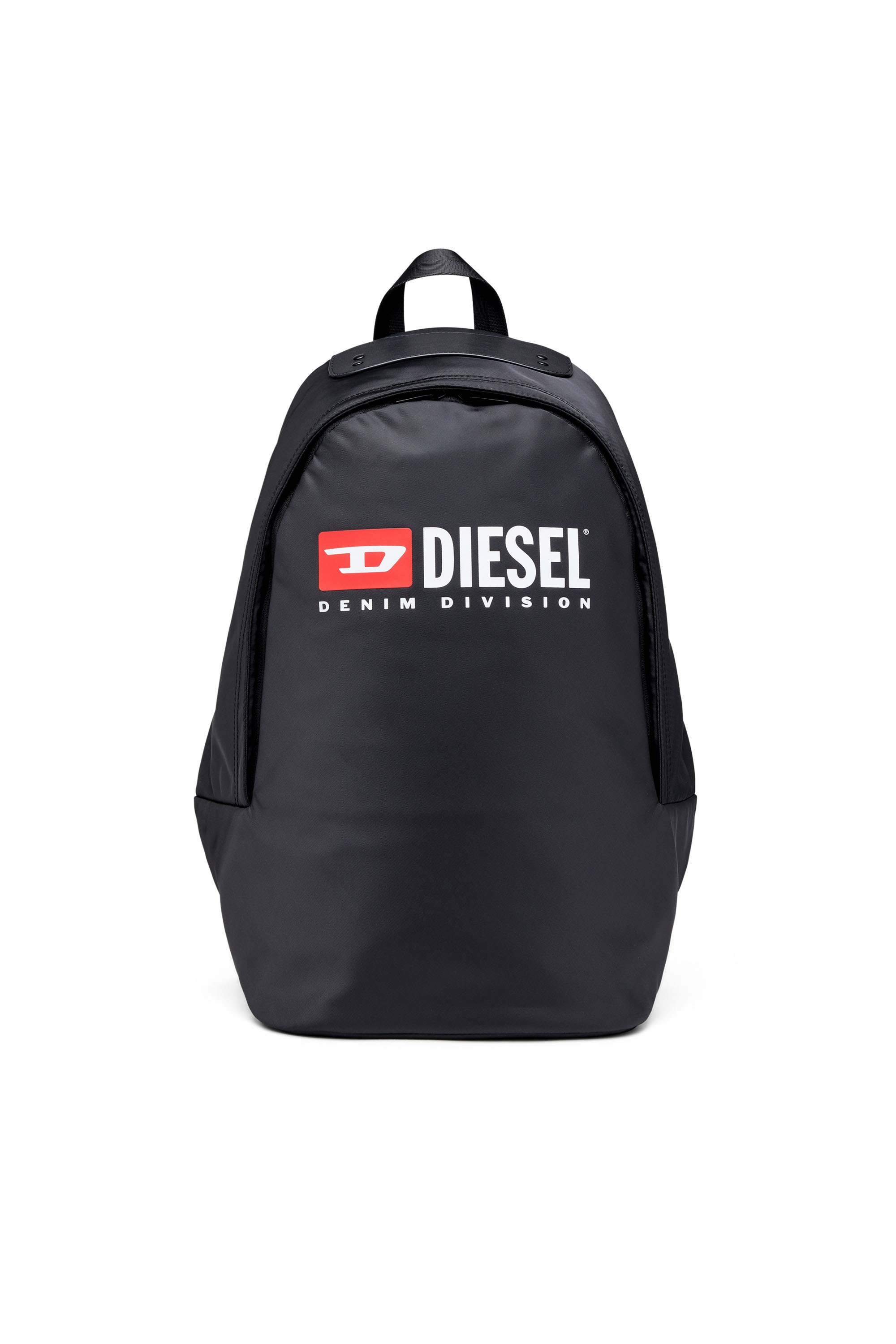 Diesel - Rinke Backpack - Rucksack aus technisch veredeltem Stoff mit Logo - Rucksäcke - Herren - Schwarz