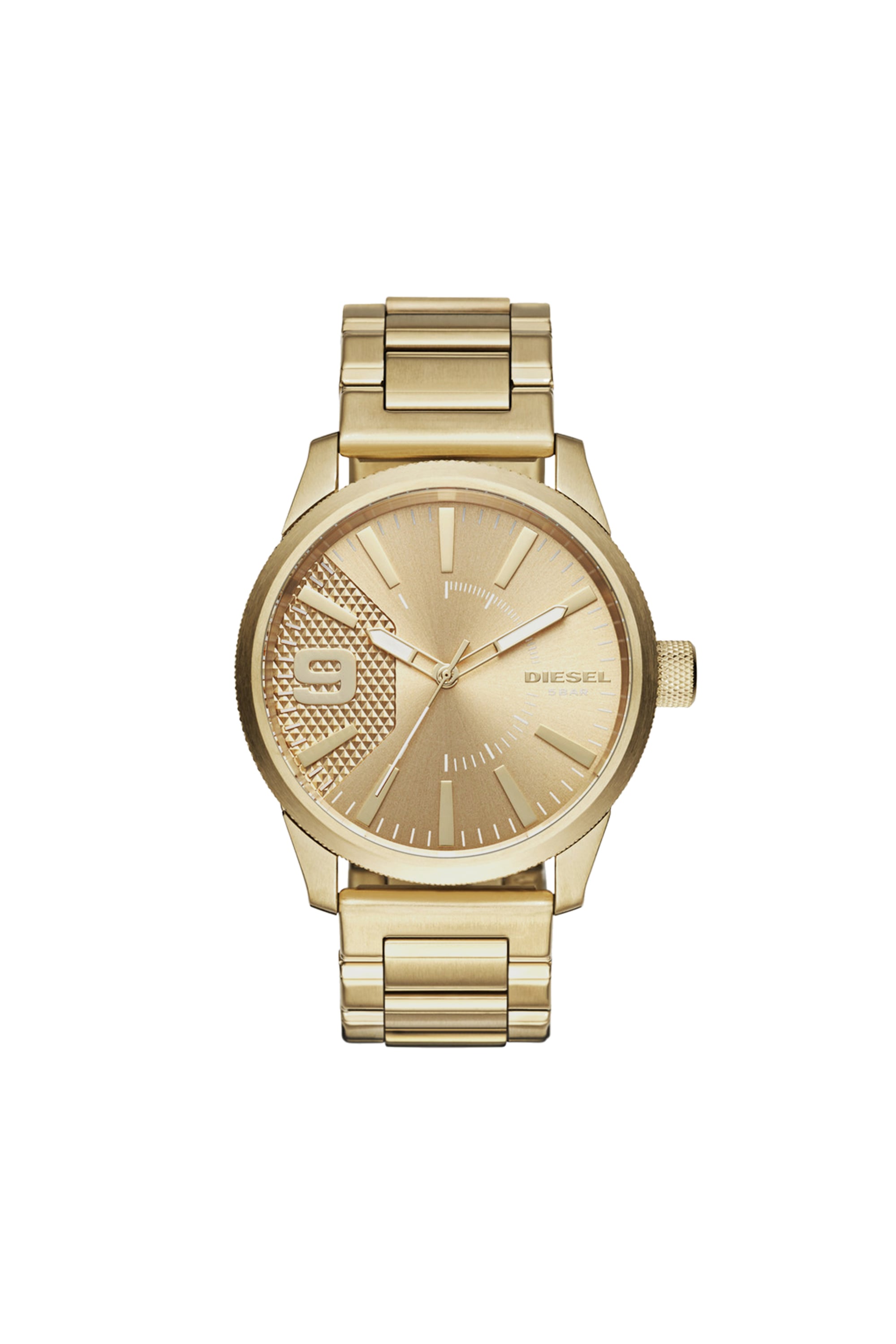 Diesel - Rasp gold multilink strap watch, 46 mm - Timeframes - Man - Gold