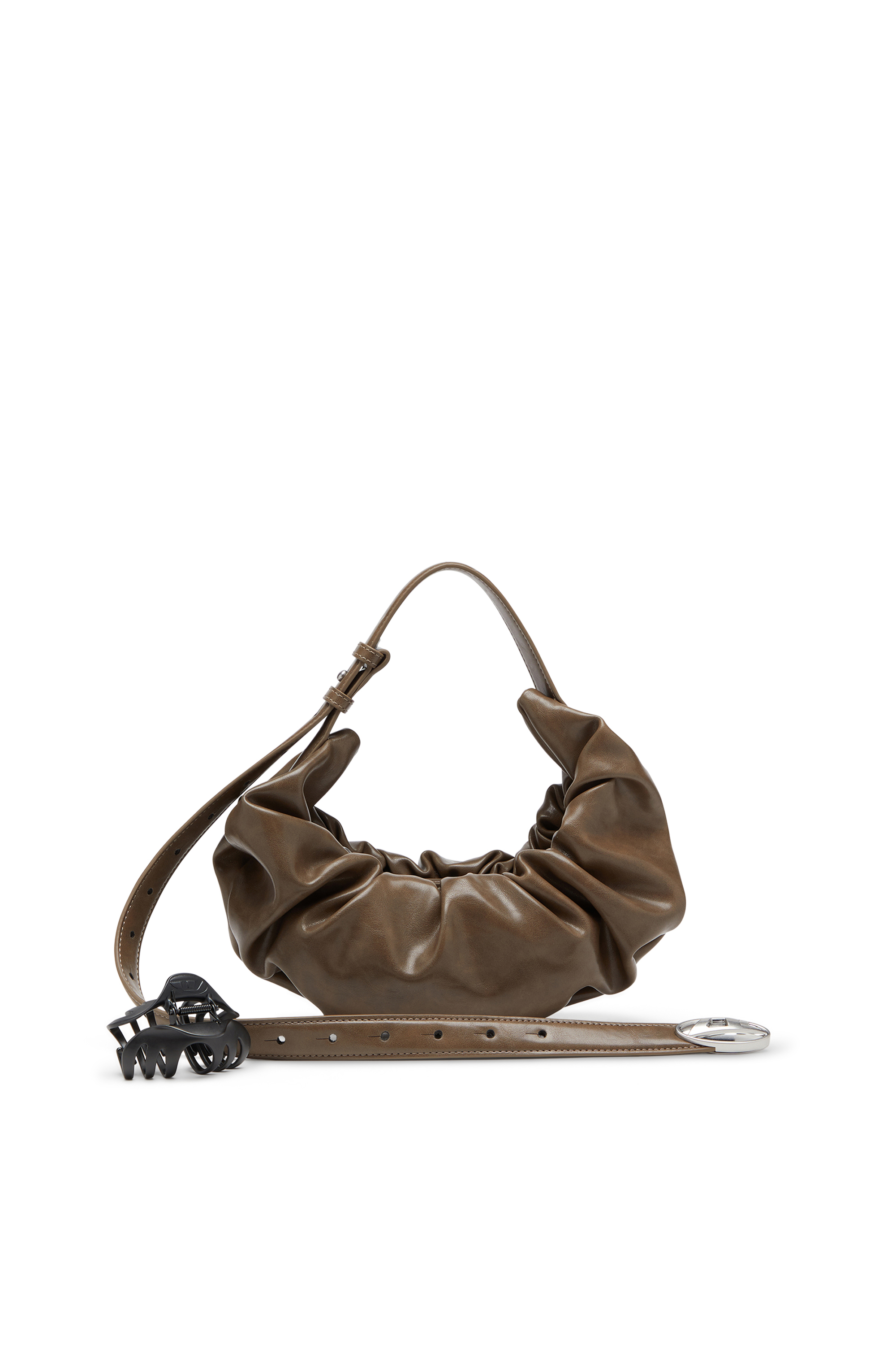 Diesel - GRAB-D HOBO S, Woman's Grab-D-Hobo bag in Brown - 2