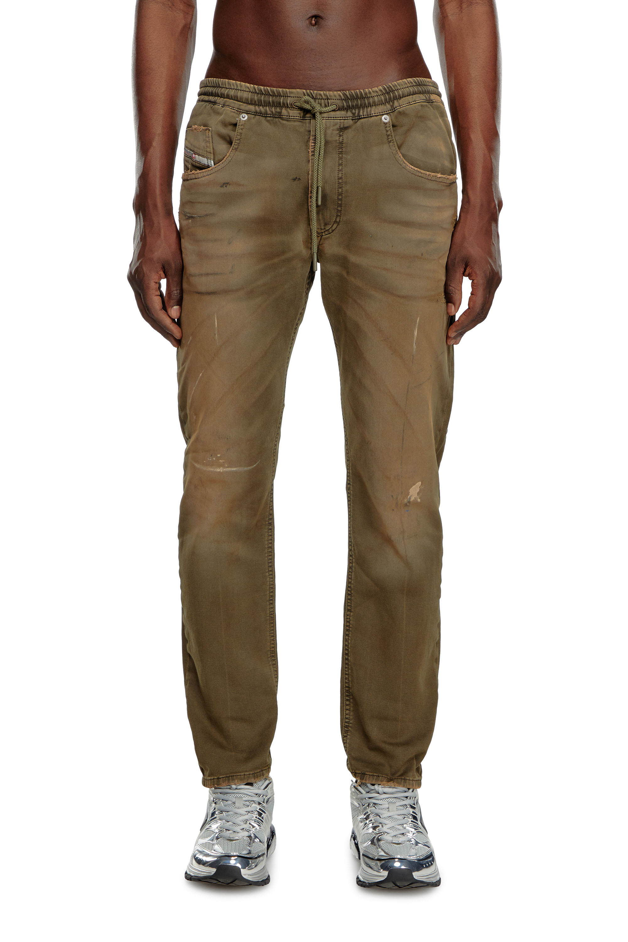 Diesel Tapered 2030 D-krooley Joggjeans In Brown