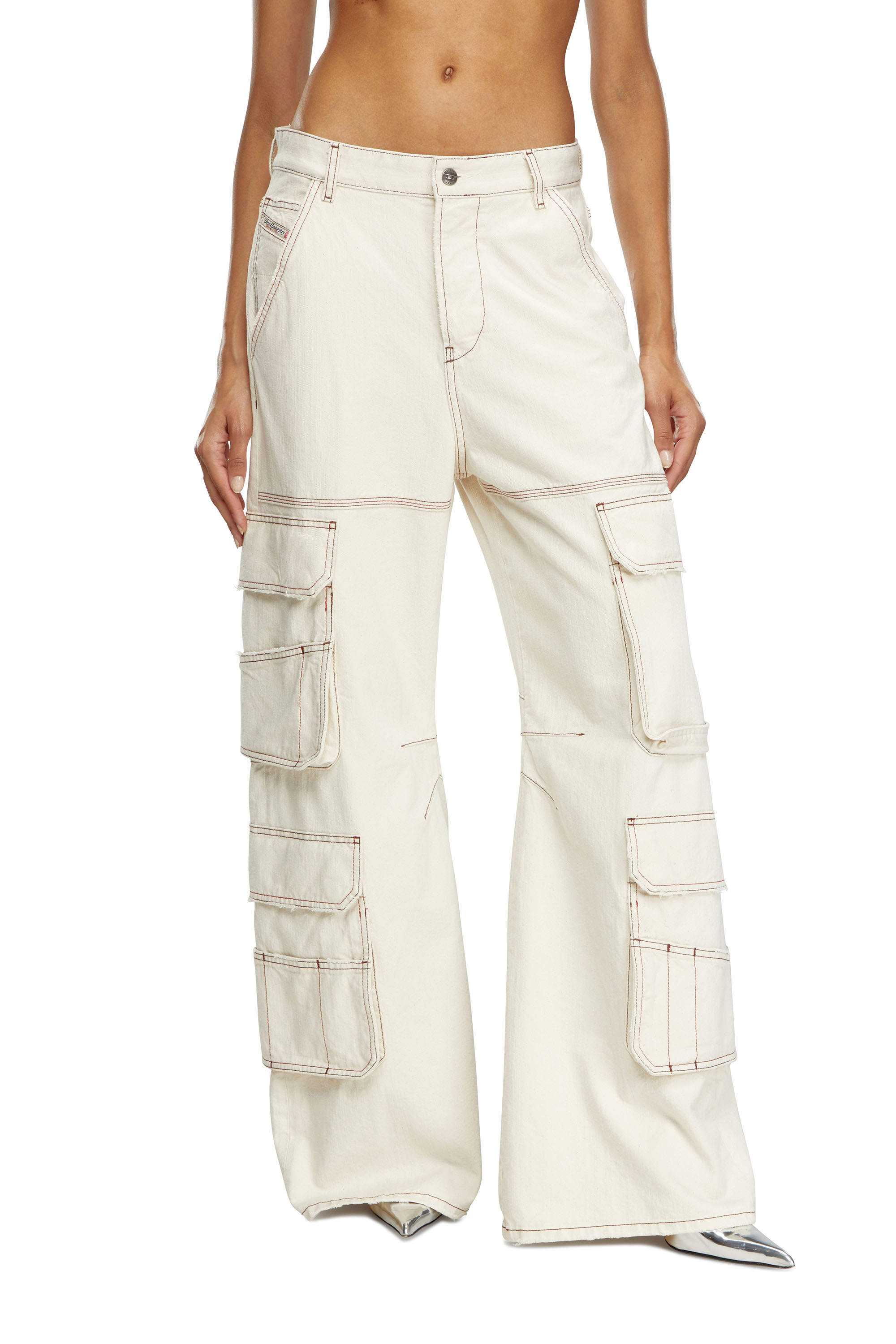 Diesel - Relaxed Jeans - 1996 D-Sire - Jeans - Woman - White