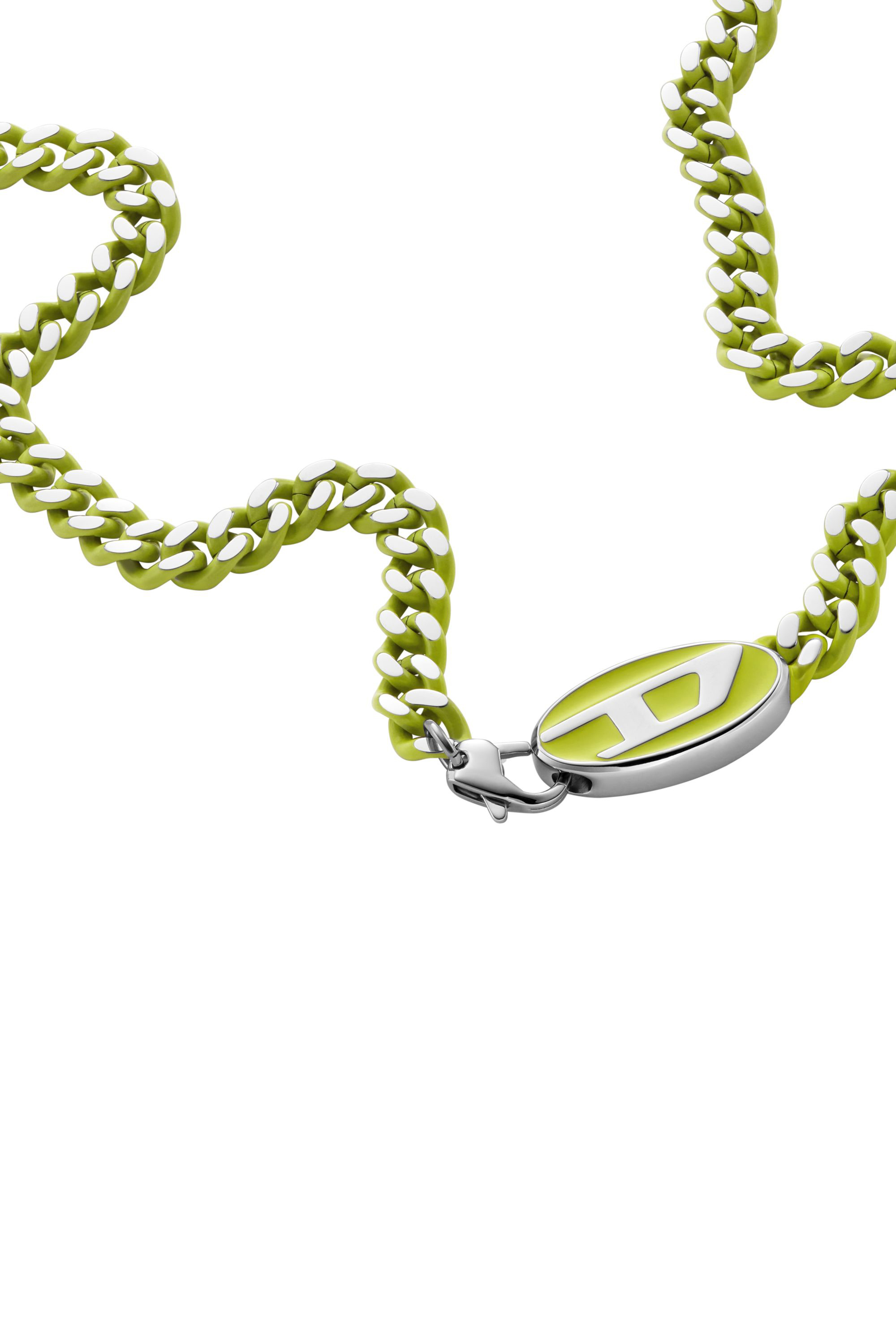 Diesel - Halskette aus Edelstahl - Halsketten - Unisex - Gelb