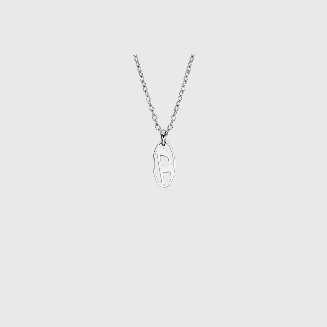 Diesel - Collier pendentif en acier inoxydable - Colliers et chaînes - Mixte - Gris argenté