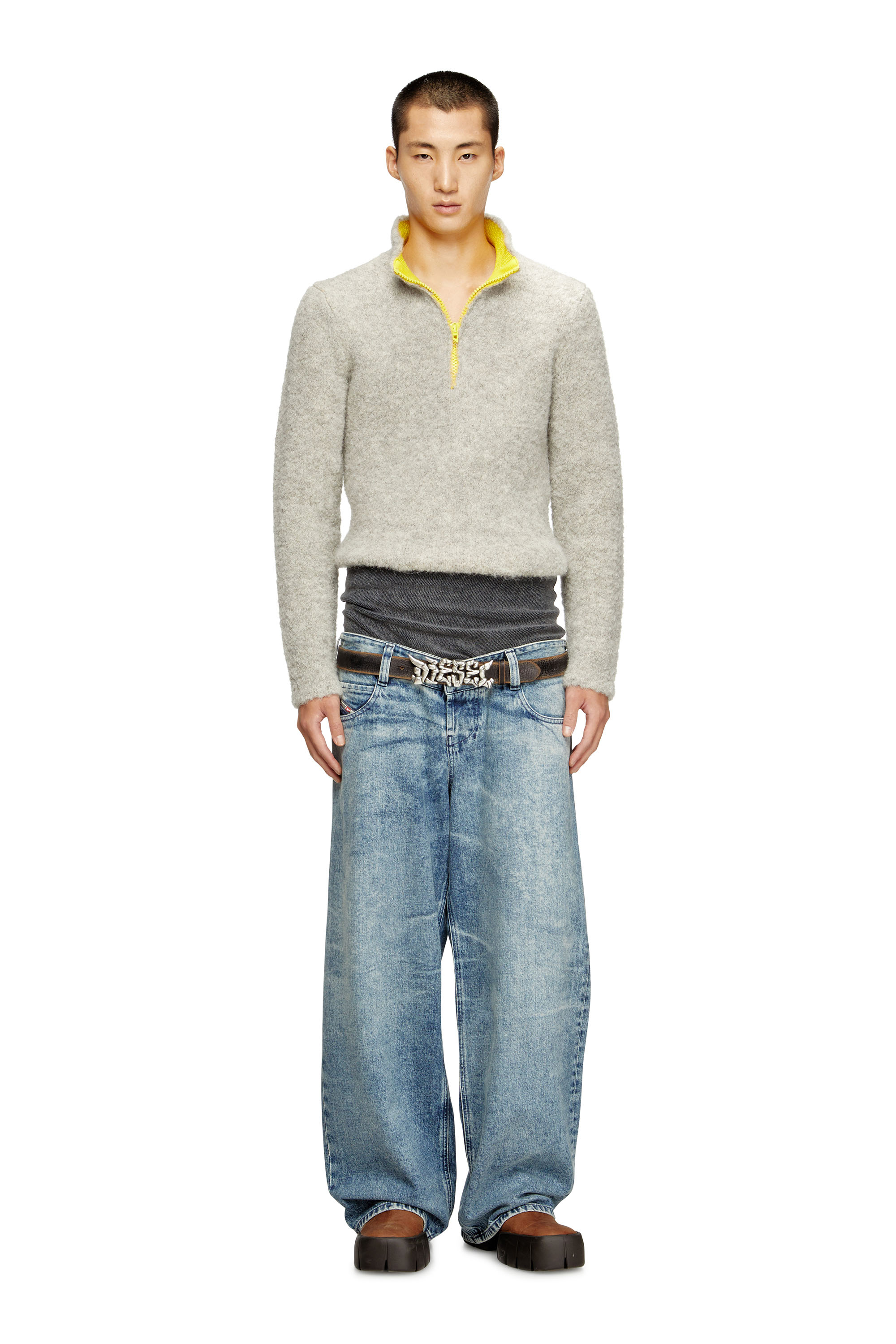 Diesel - Man's Relaxed Jeans D-Eni 09N97, Medium blue - 2