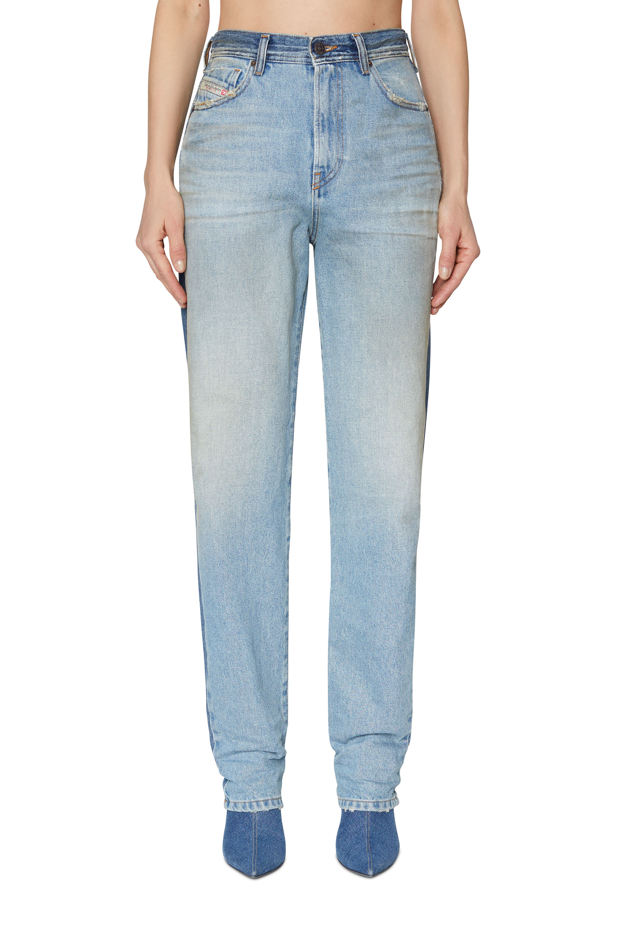 Diesel - Straight Jeans - 1956 D-Tulip - Jeans - Donna - Blu