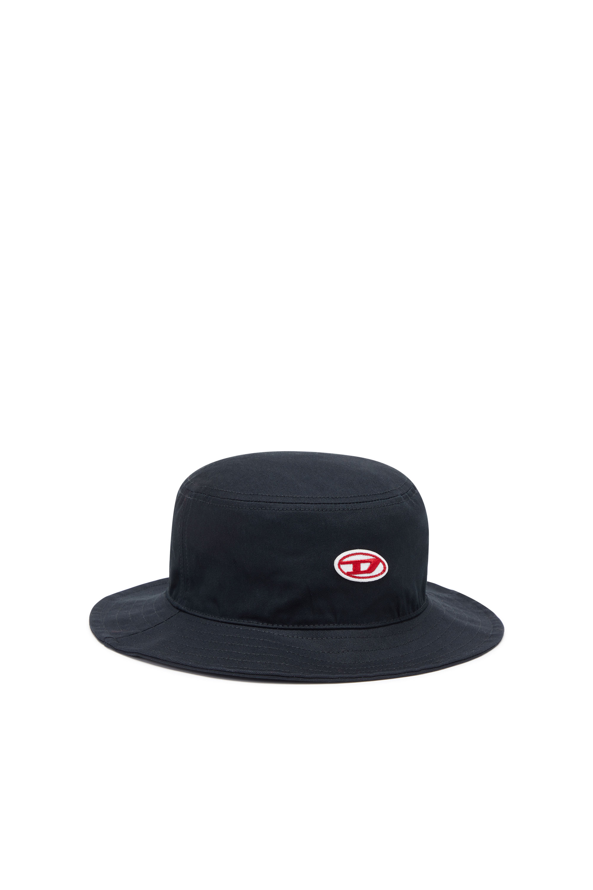 Diesel - Cappello da pescatore con logo applicato - Cappelli - Uomo - Nero