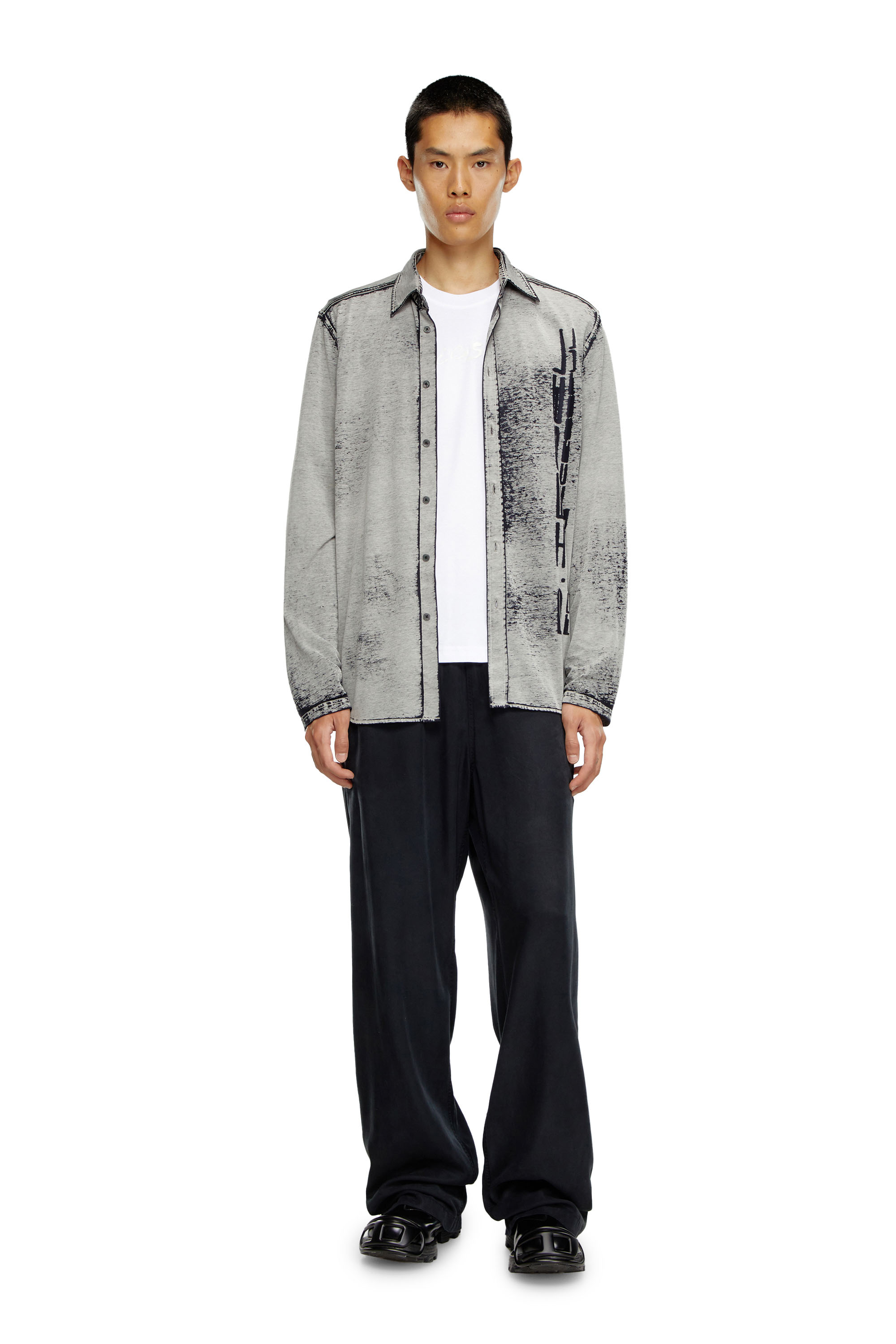 Diesel - D-HAMMER BT ZIP D, Man's D-Hammer-Leather Chelsea boots with Oval D toe caps in Black - 2