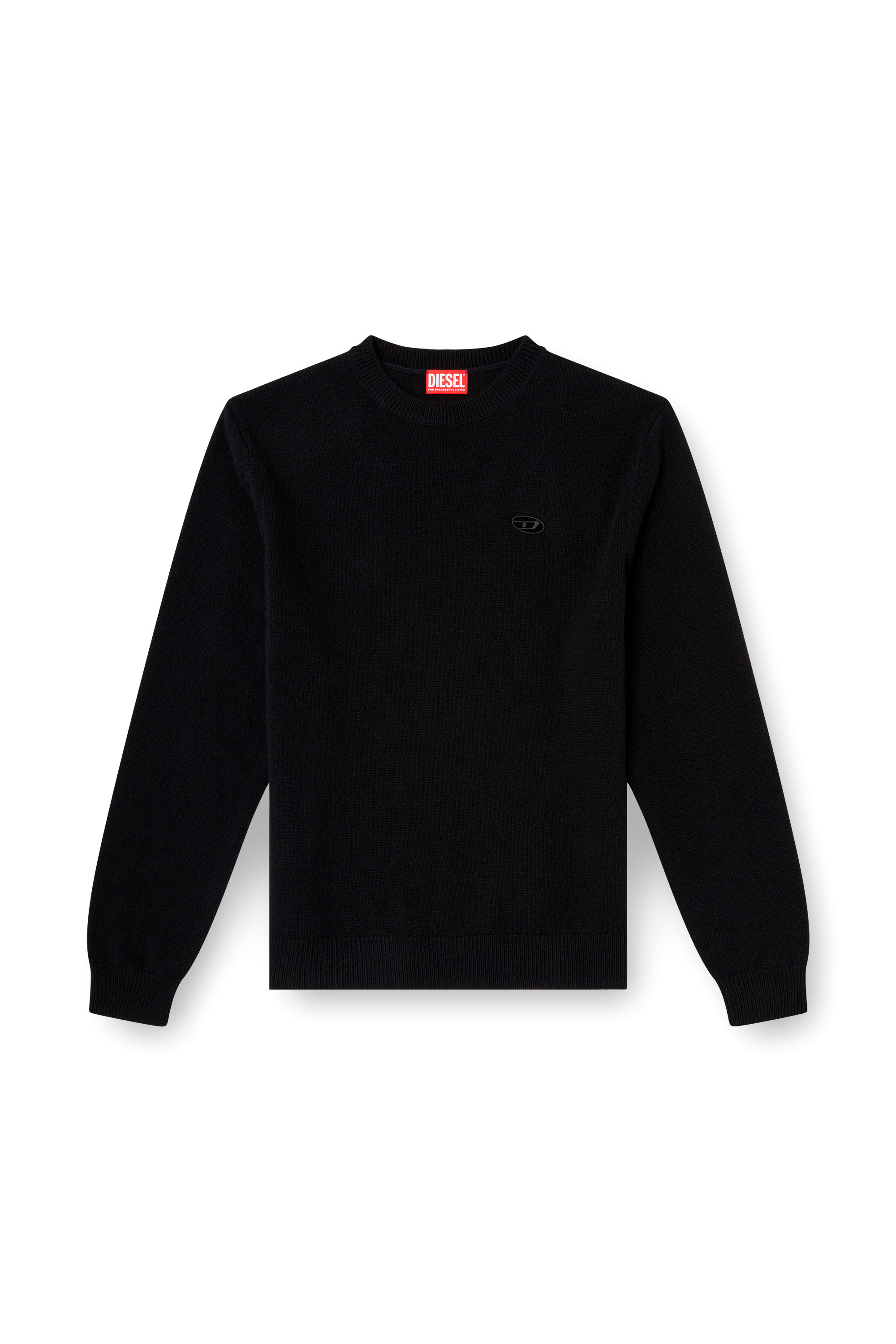 Diesel Mens 9xx S-boxt-t2 Logo-embroidered Cotton-blend Sweatshirt In Black