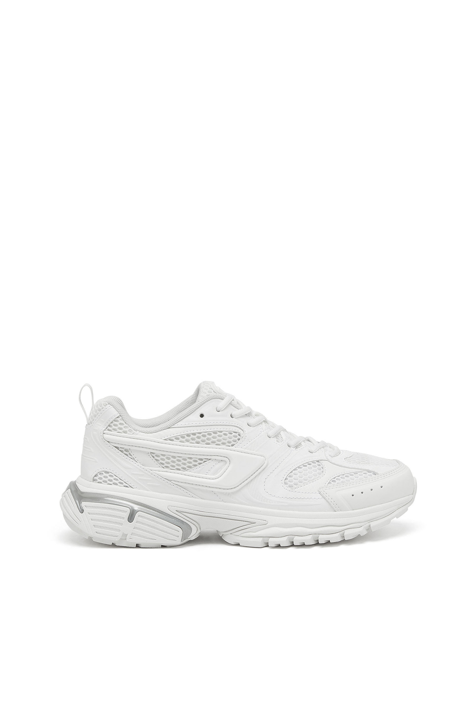 Diesel - S-Serendipity Pro-X1 - Monochrome sneakers in mesh and PU - Sneakers - Man - White