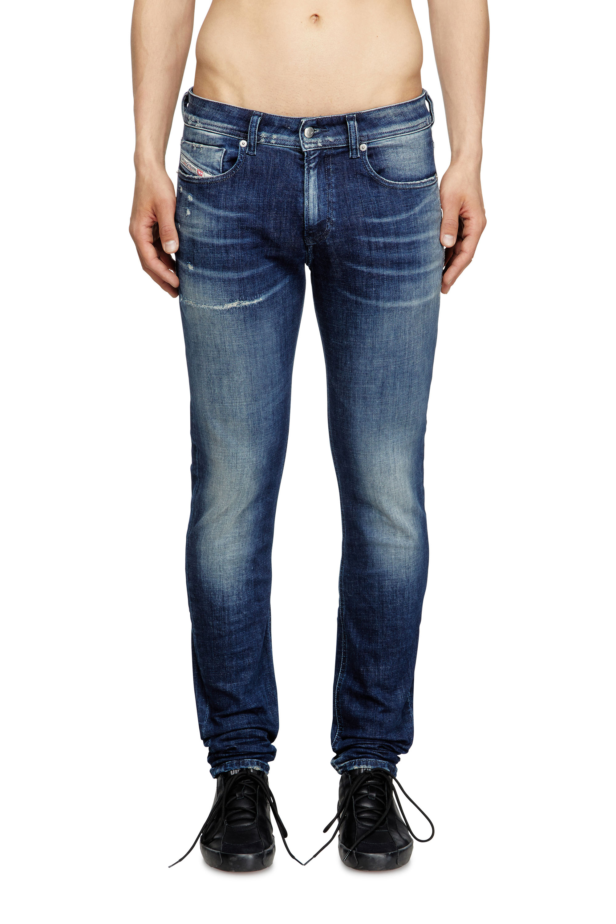 Diesel - Man's Skinny Jeans 1979 Sleenker 09L97, Dark Blue - 1