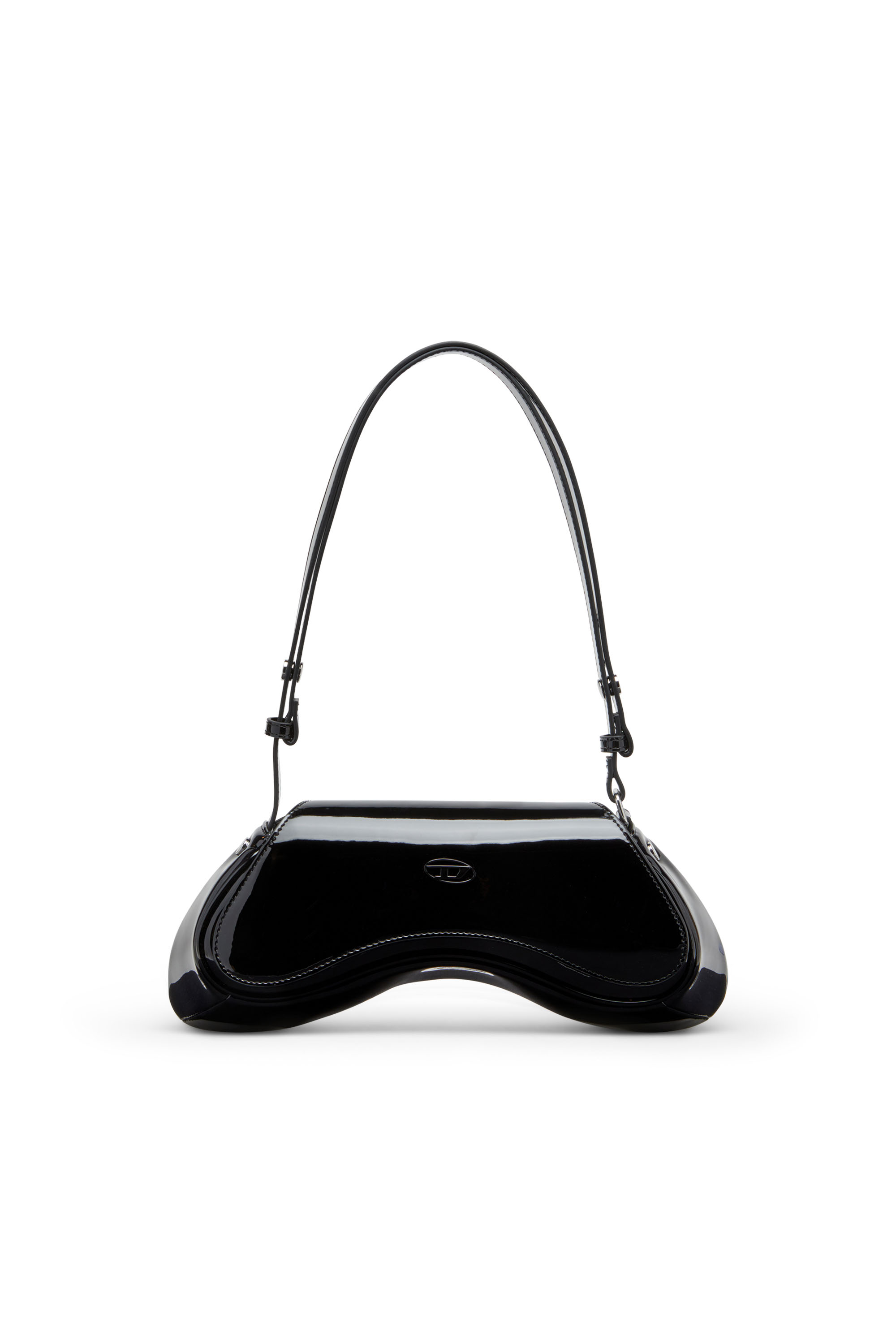 Diesel - PLAY CROSSBODY, Woman's Play-Glossy crossbody bag in Black - 2