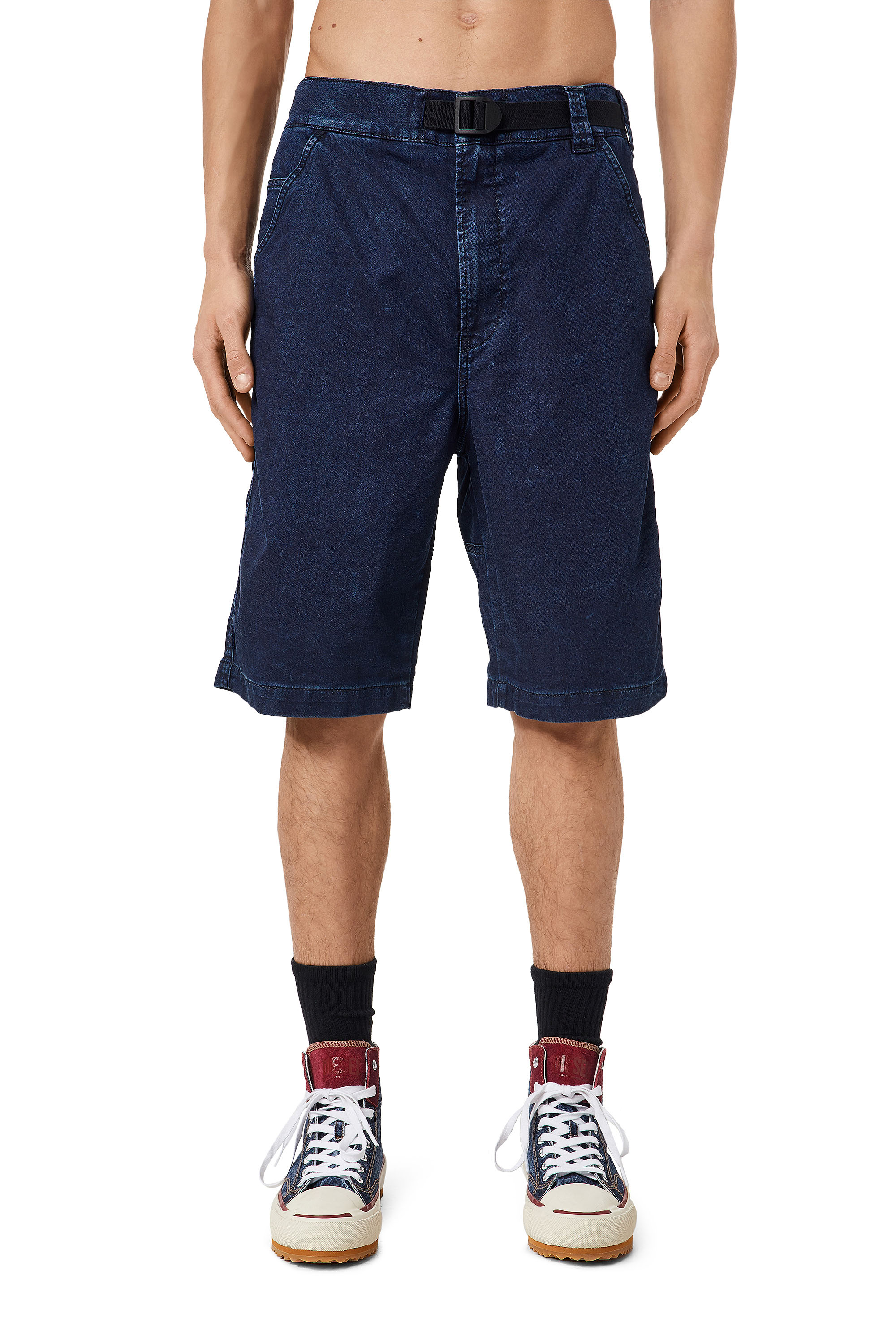 Diesel - Shorts chino in JoggJeans - Shorts - Uomo - Blu