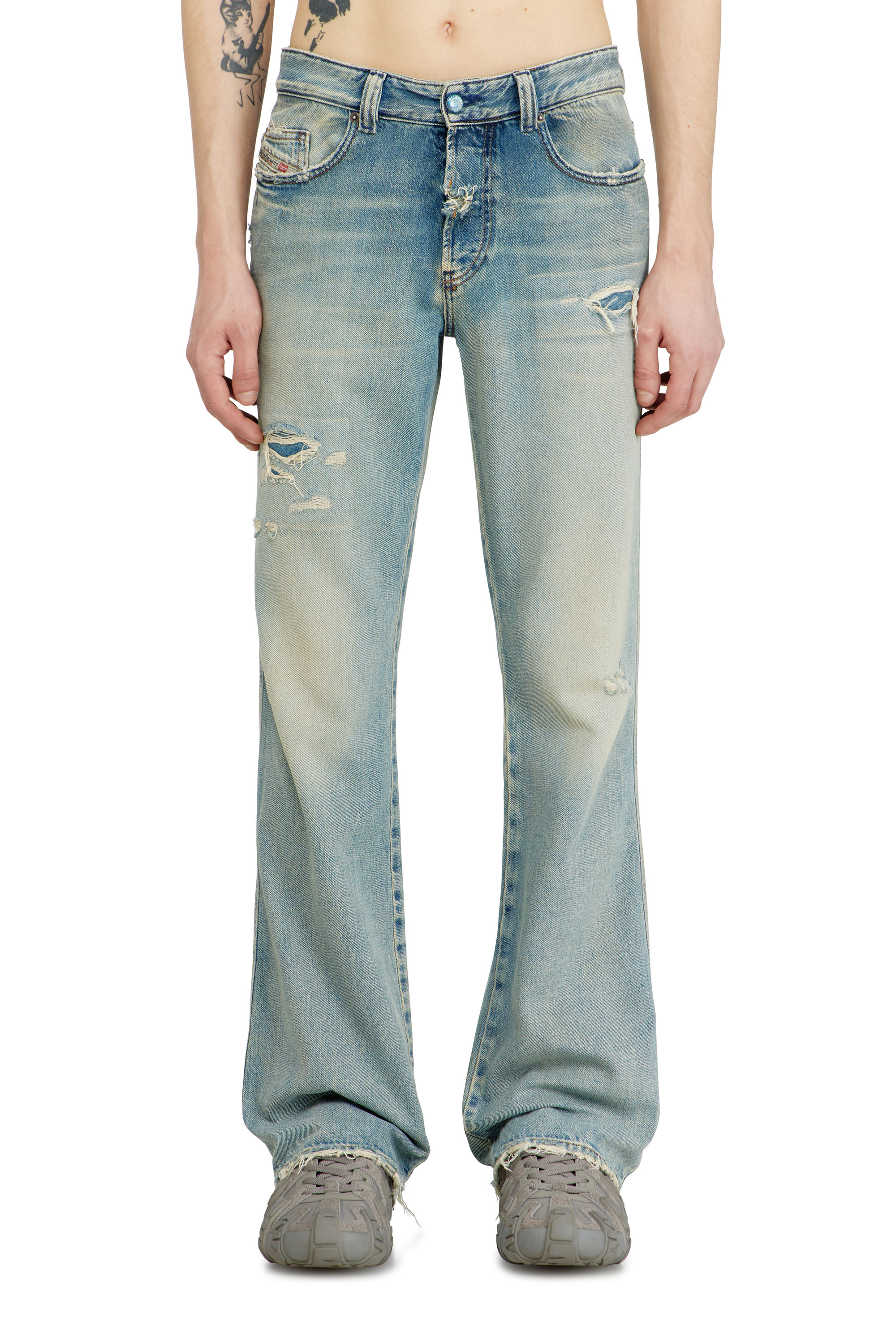 Diesel - Man's Bootcut Jeans 1998 D-Buck 09N23, Light Blue - 2