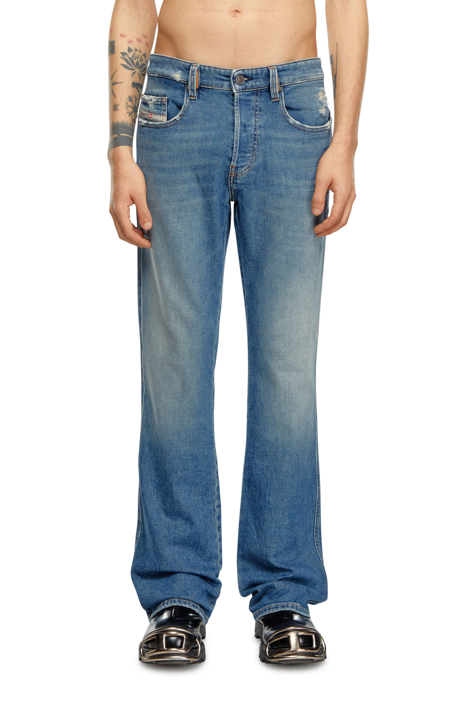 Shop Diesel Bootcut Jeans In Blue