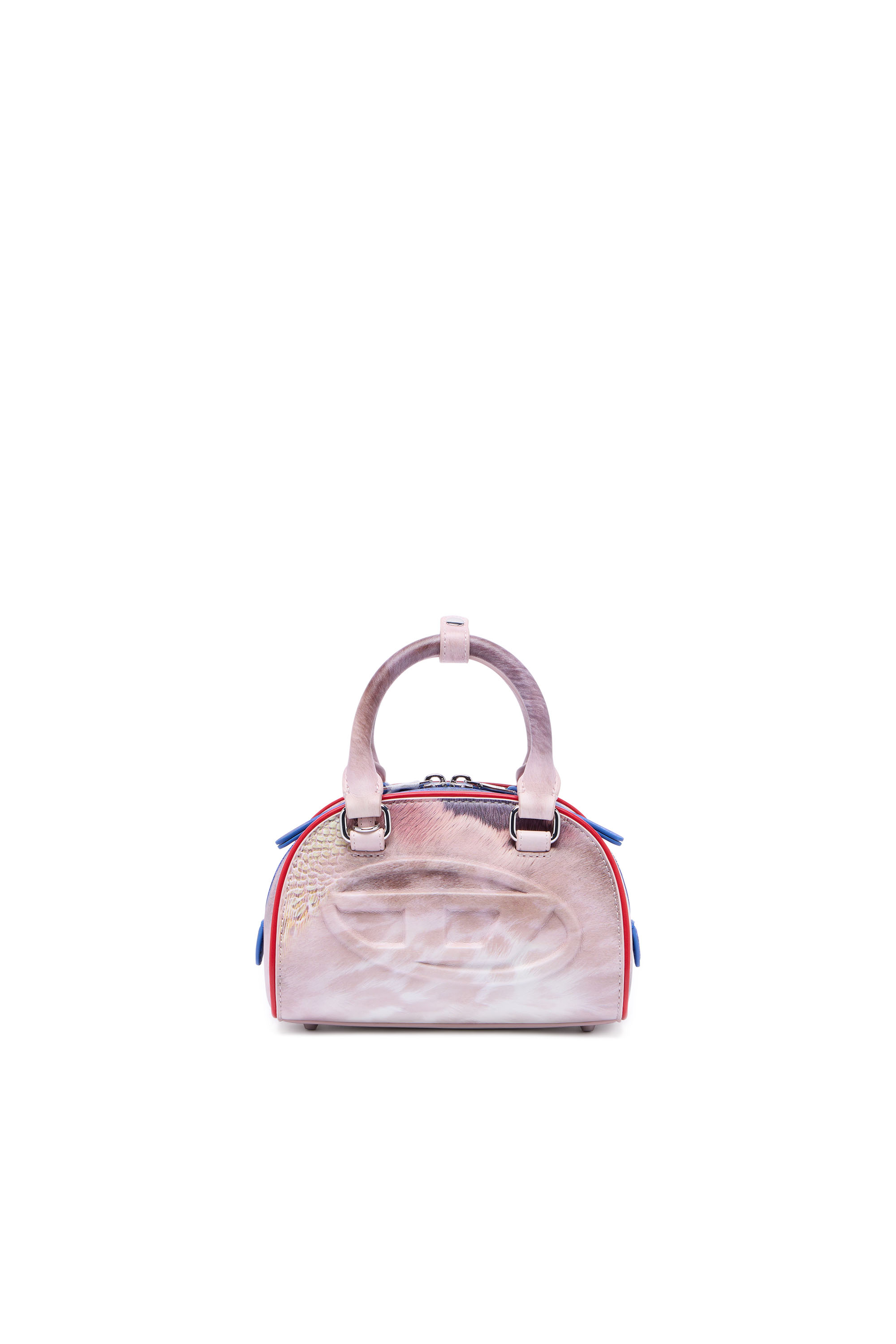Diesel Women's Multicolor - 1Dr Dome-Mini Bowling Bag With Animal Print - Crossbody Bags - Woman Uni