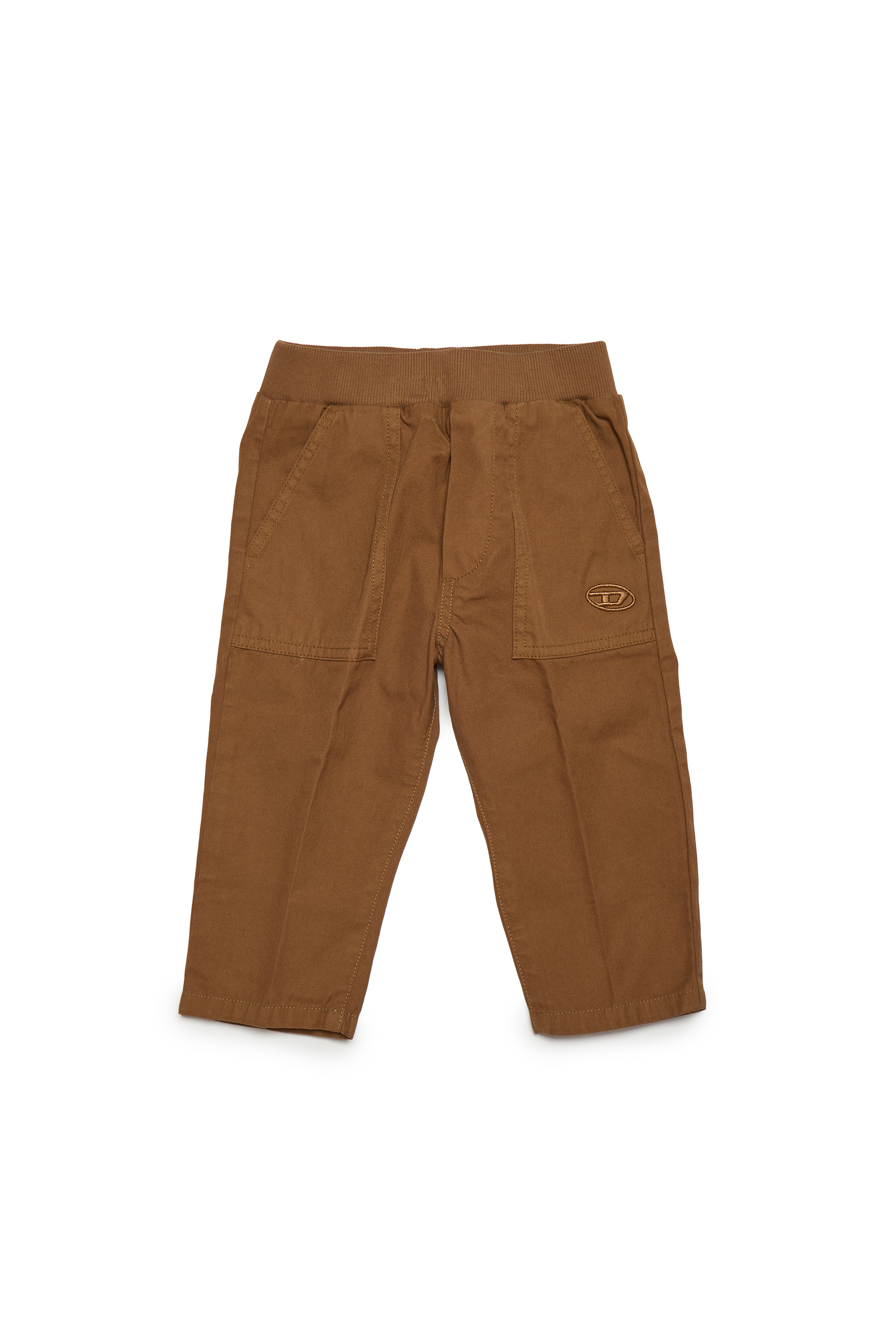 Diesel - Pantalones de algodón con bolsillos tipo militar - Pantalones - Hombre - Marrón