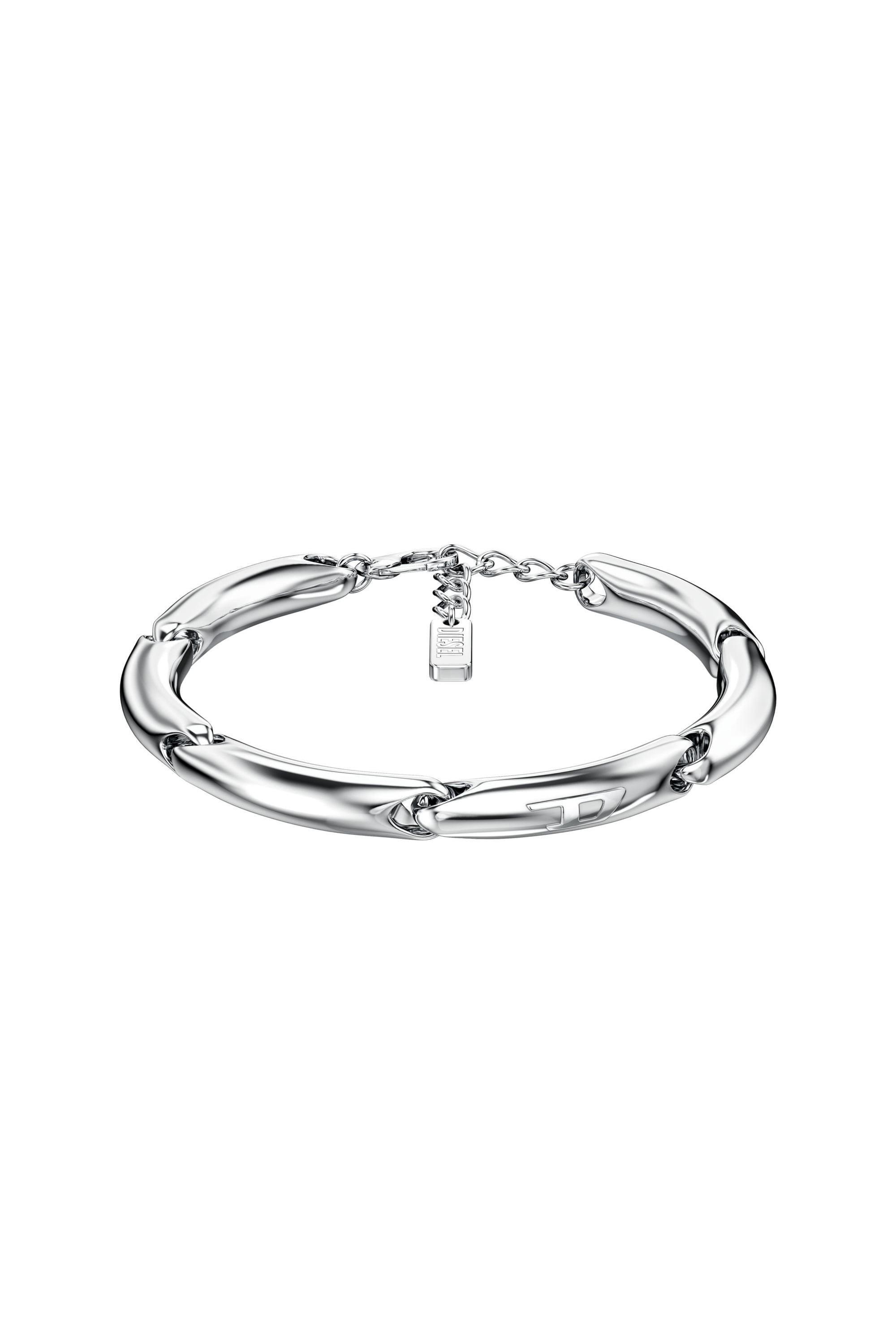 Diesel - Stainless steel chain bracelet - Bracelets - Unisex - Silver