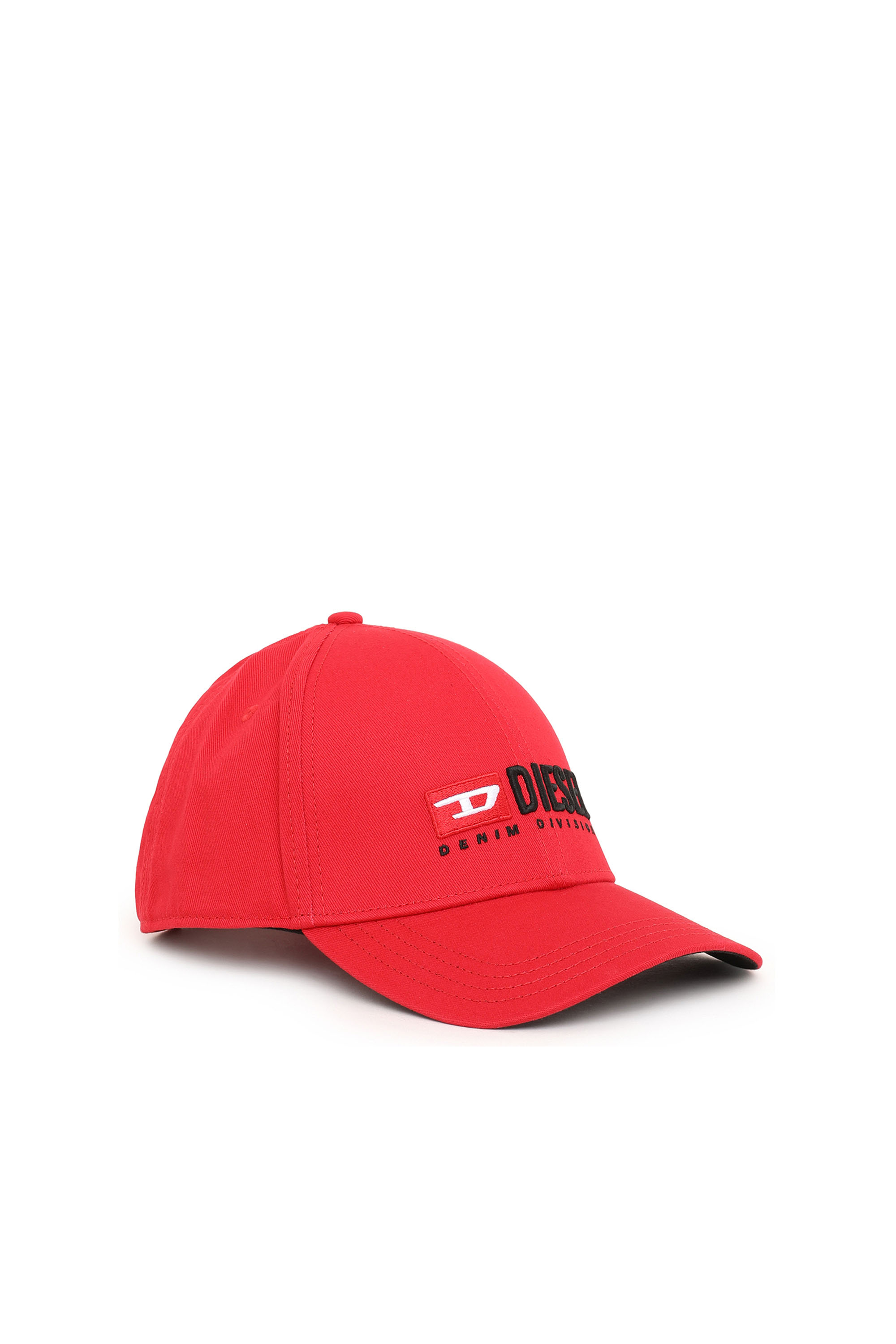 Diesel - Gorra de béisbol con logotipo Denim Division - Gorras - Unisex - Rojo