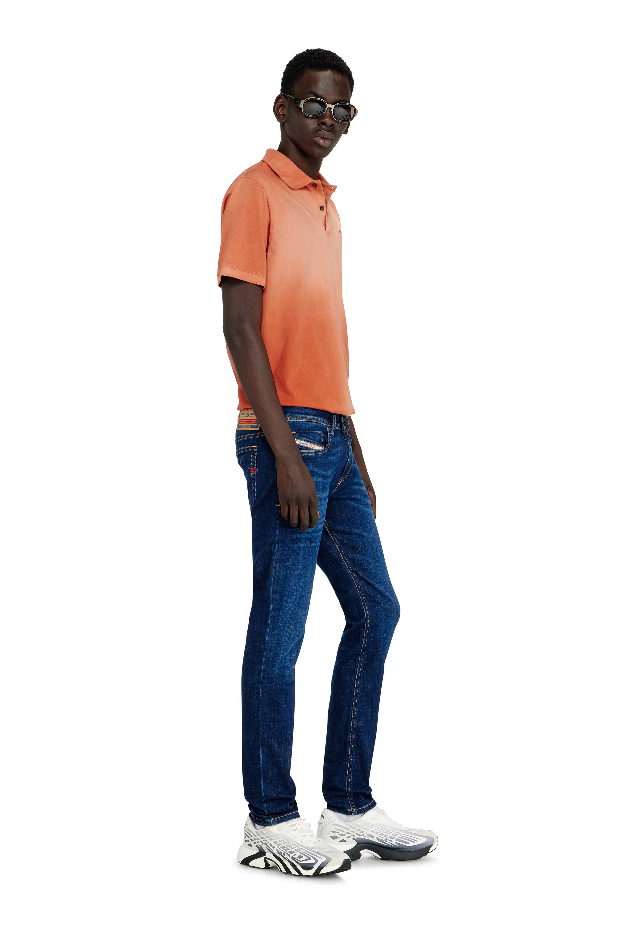 Diesel - Man's Skinny Jeans 1979 Sleenker 09J17, Dark Blue - 1