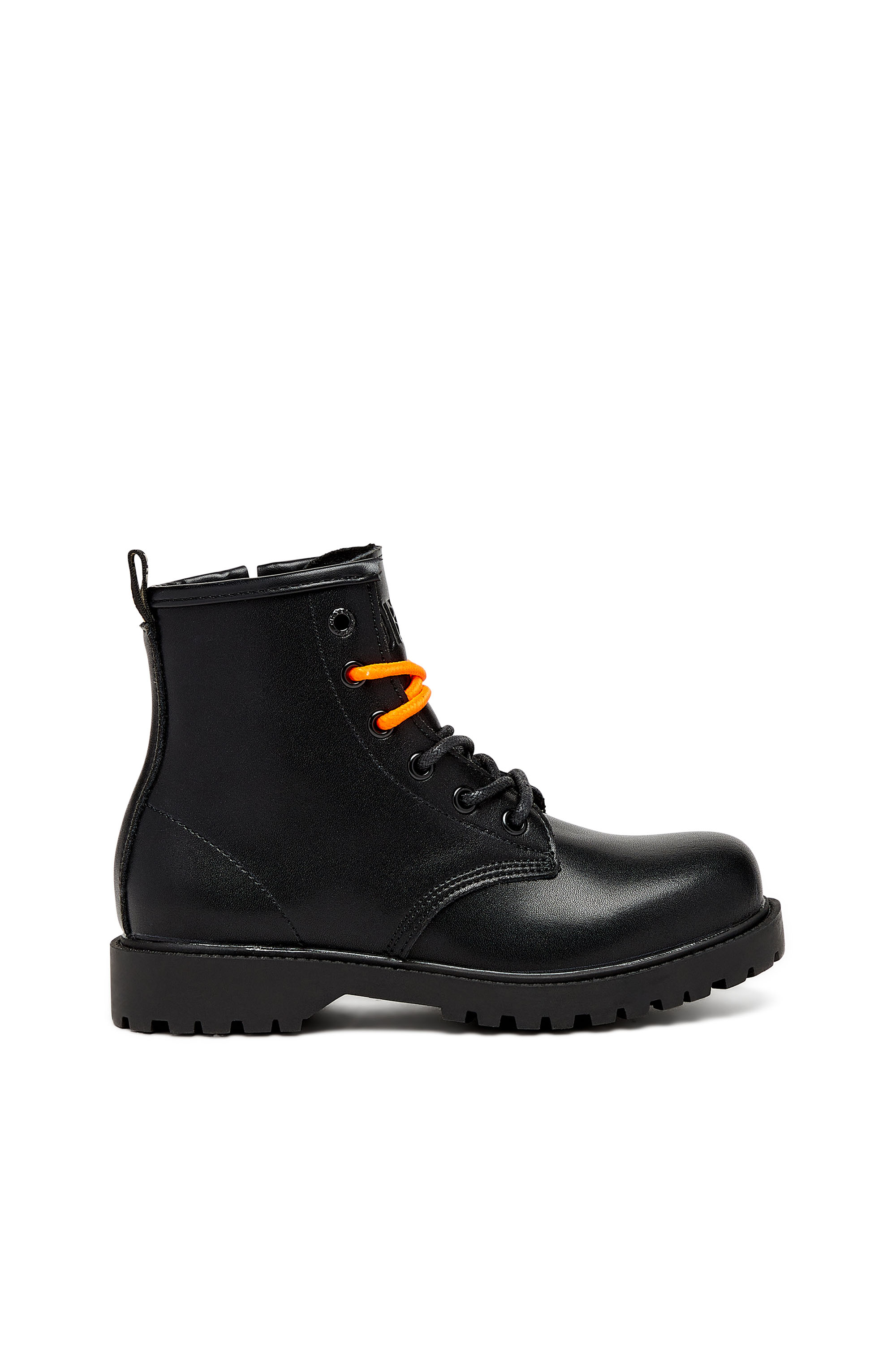 Diesel - Combat boots in nubuck leather - Footwear - Unisex - Black