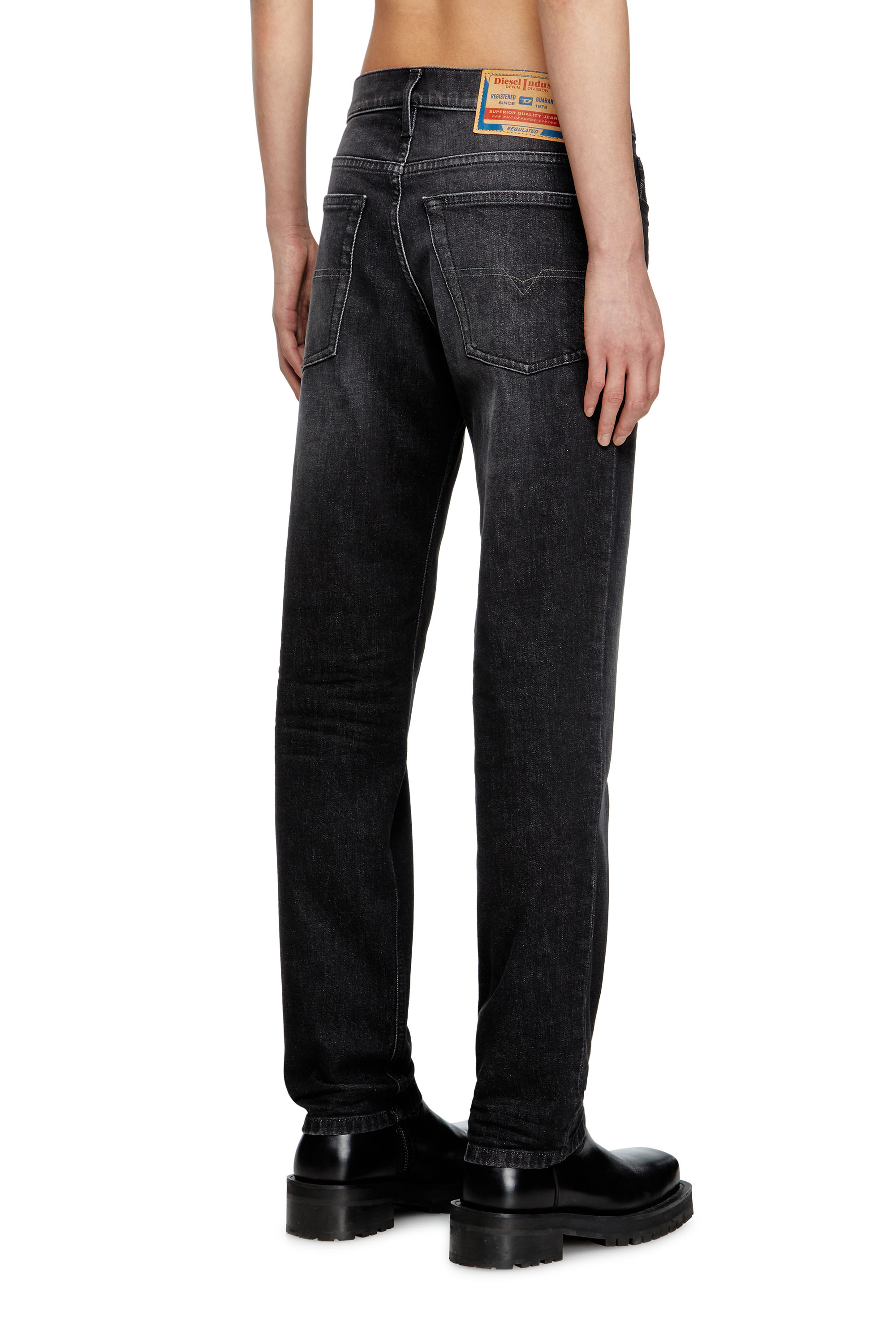 Diesel - Man's Regular Jeans 2023 D-Finitive 0DBDT, Black/Dark grey - 4