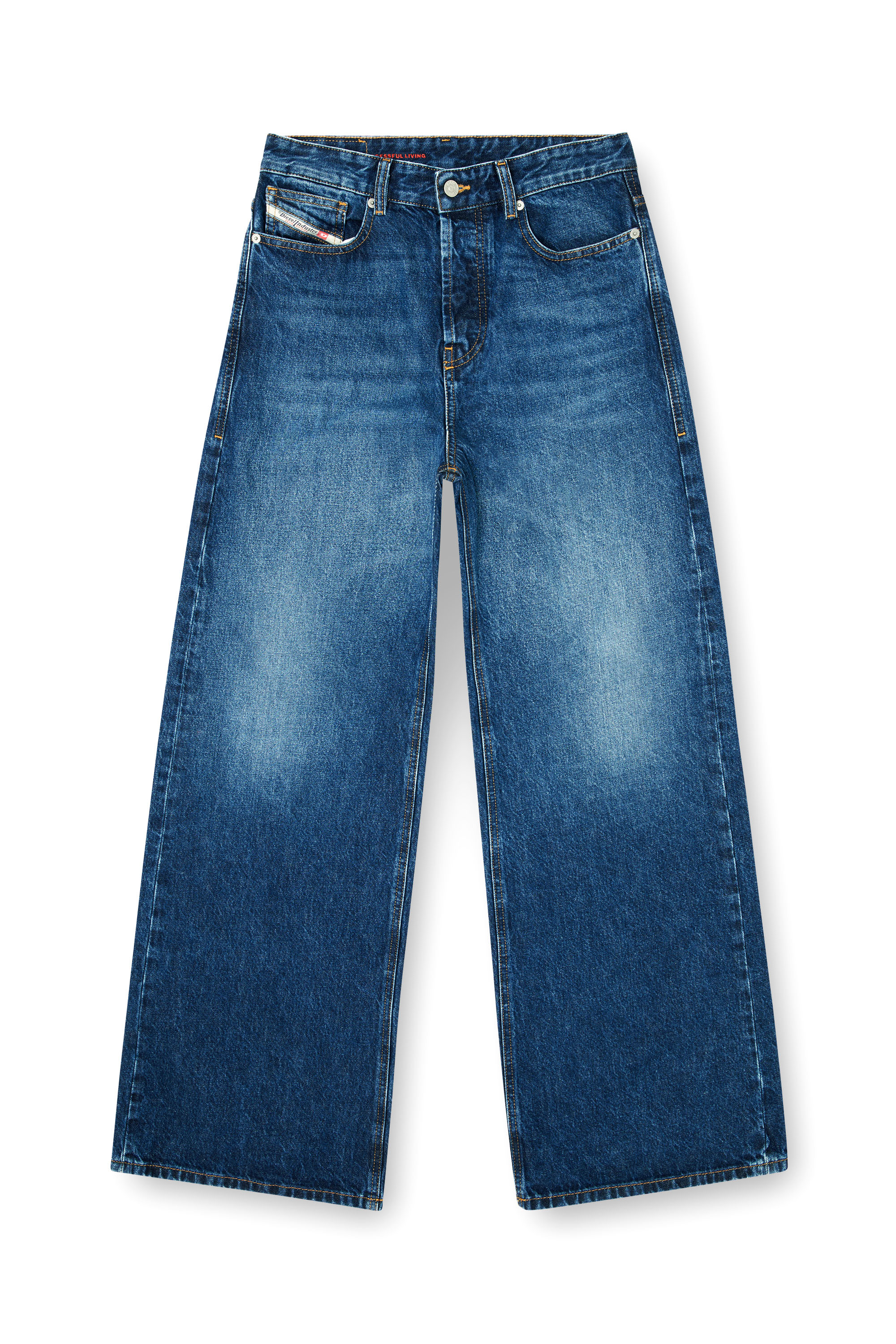 Diesel - Unisex's Relaxed Jeans 1996 D-Sire 09I27, Dark Blue - 3