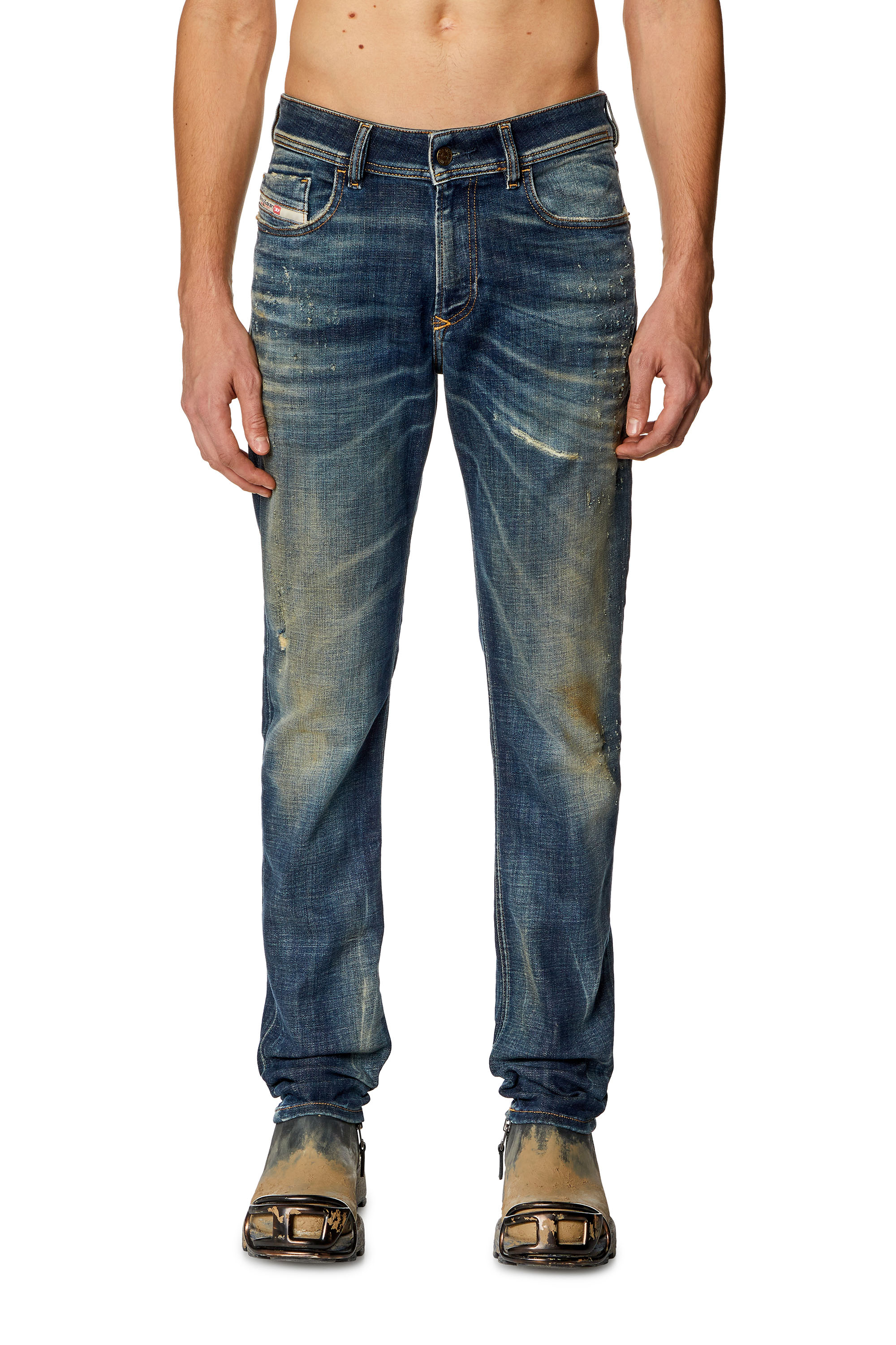 Diesel Skinny Jeans In Blu