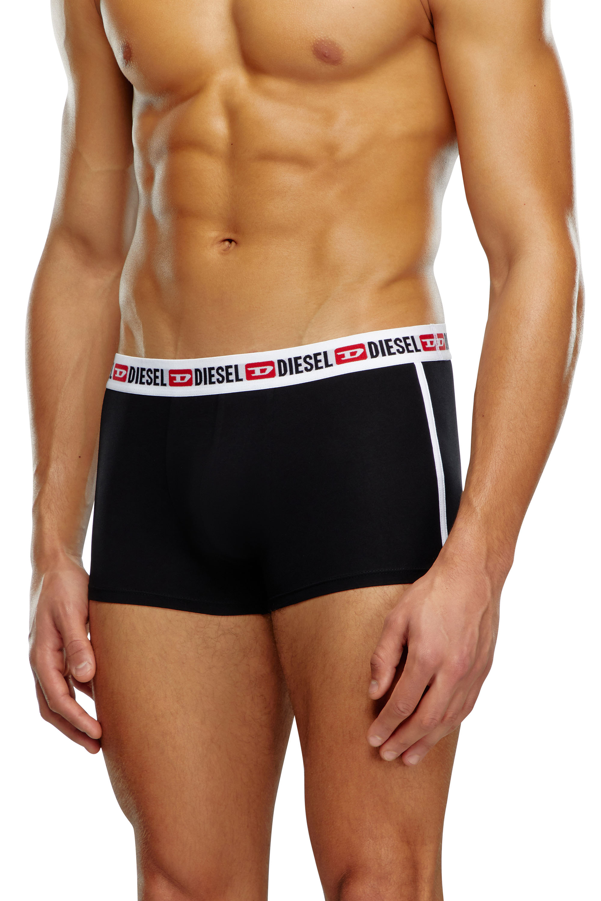 Diesel Three-pack Boxer Briefs With Side Band In Tobedefined