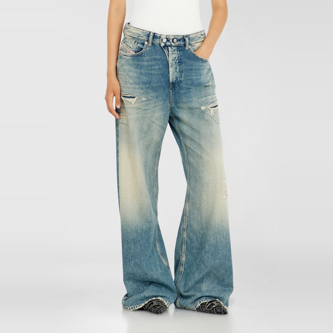 Diesel Relaxed Jeans Low Waist 1996 D-Sire,, Button fly