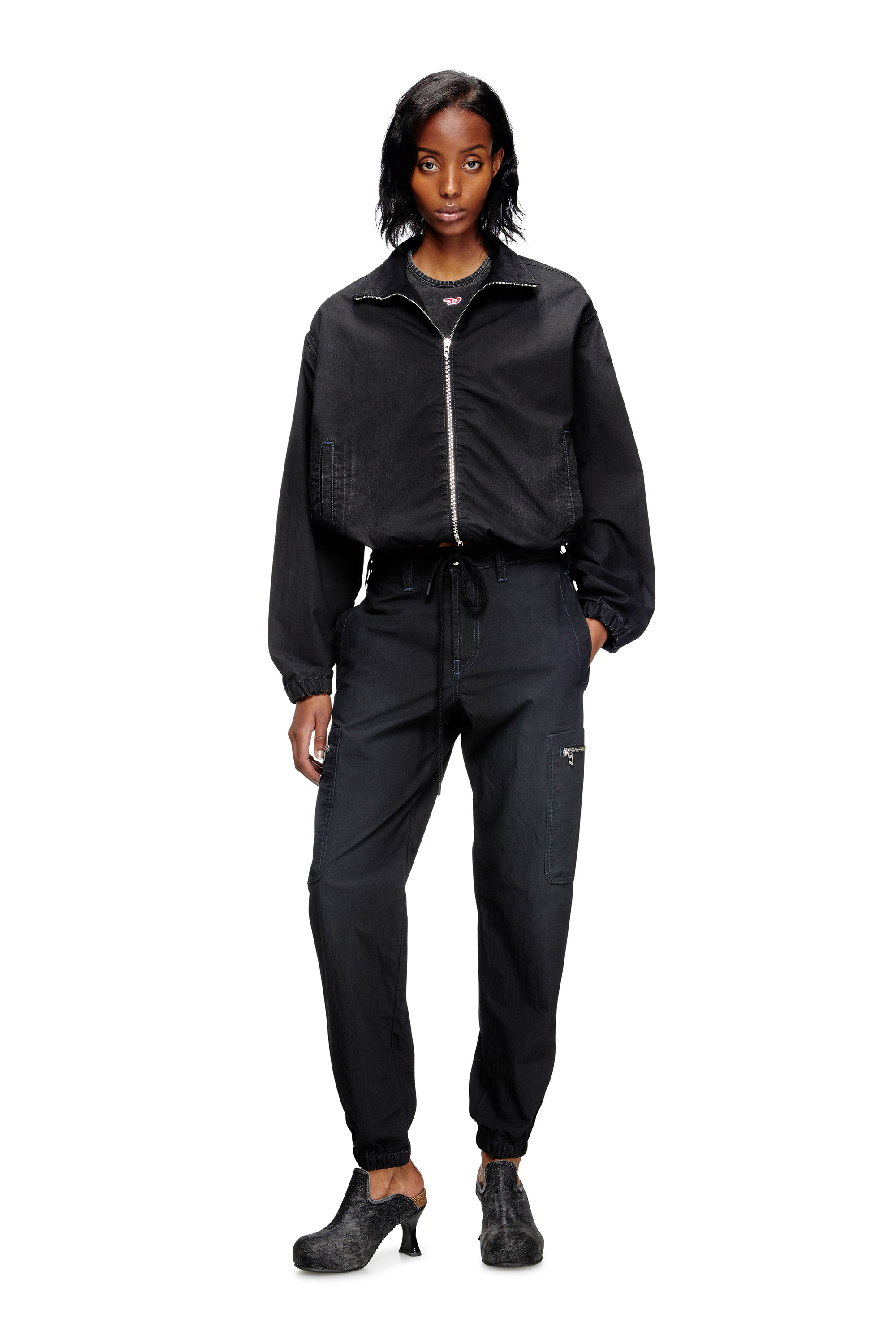 Diesel - Unisex's Slim D-Lab JoggJeans® 068SJ, Black/Dark grey - 4