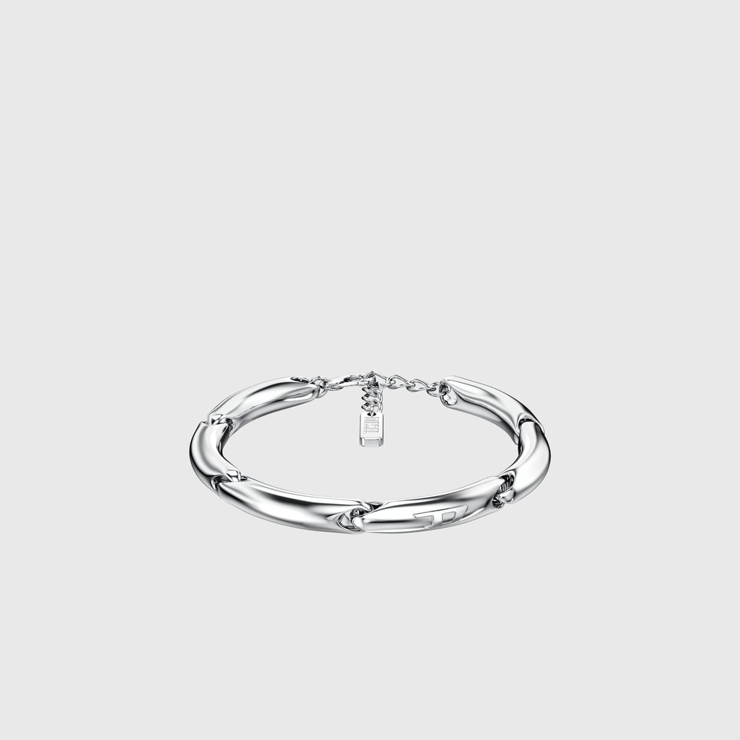 Diesel - Stainless steel chain bracelet - Bracelets - Unisex - Silver