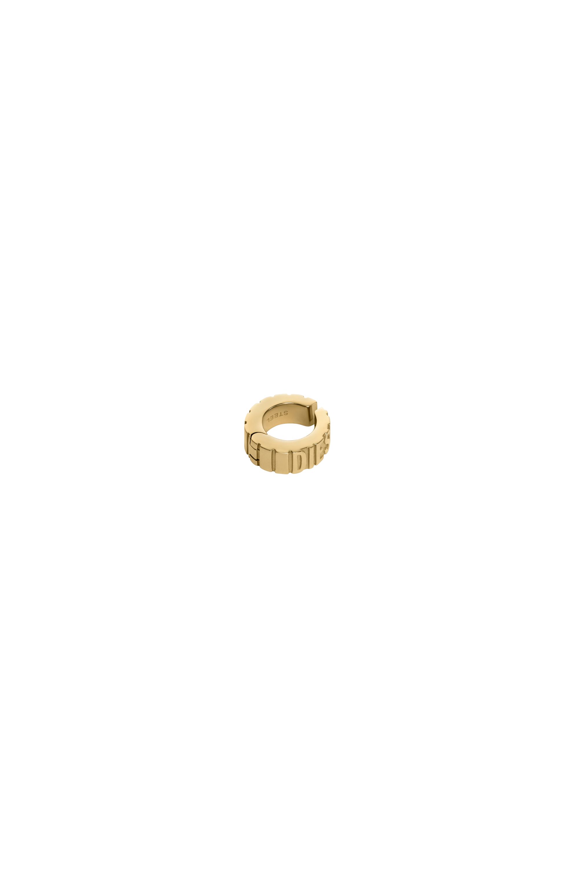 Diesel Gold-tone Stainless Steel Cuff Earring