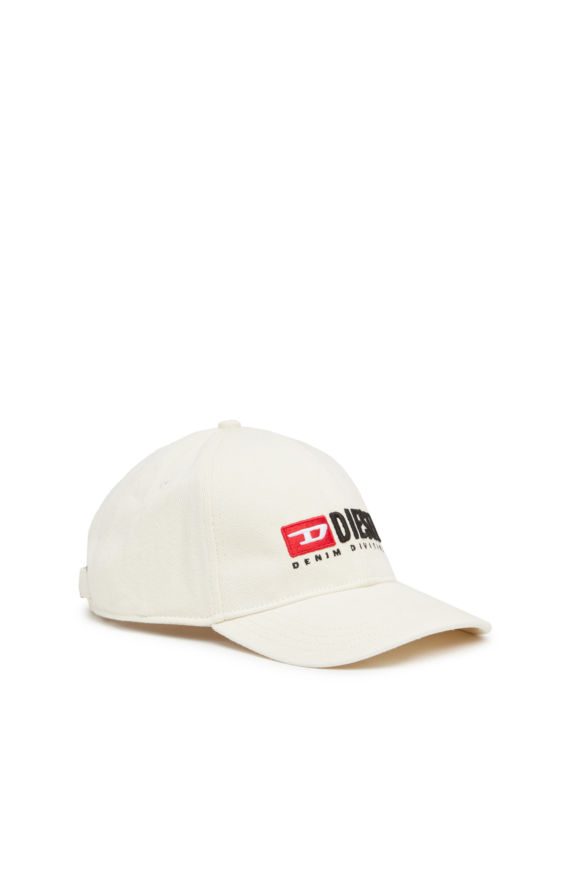 Diesel - Cappello da baseball con logo ricamato - Cappelli - Uomo - Bianco