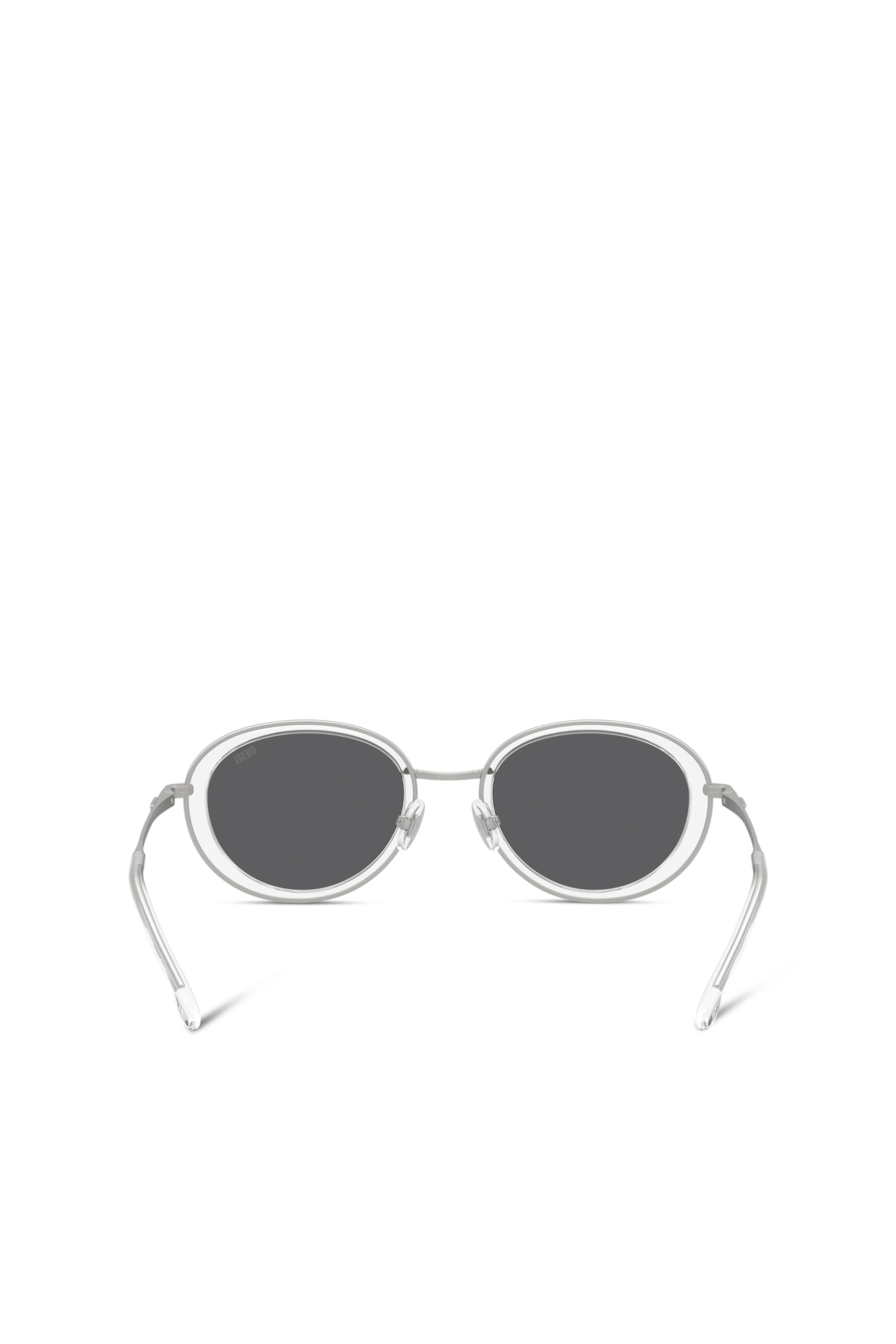 Diesel - 0DL1018, Unisex's Oval sunglasses in White - 4