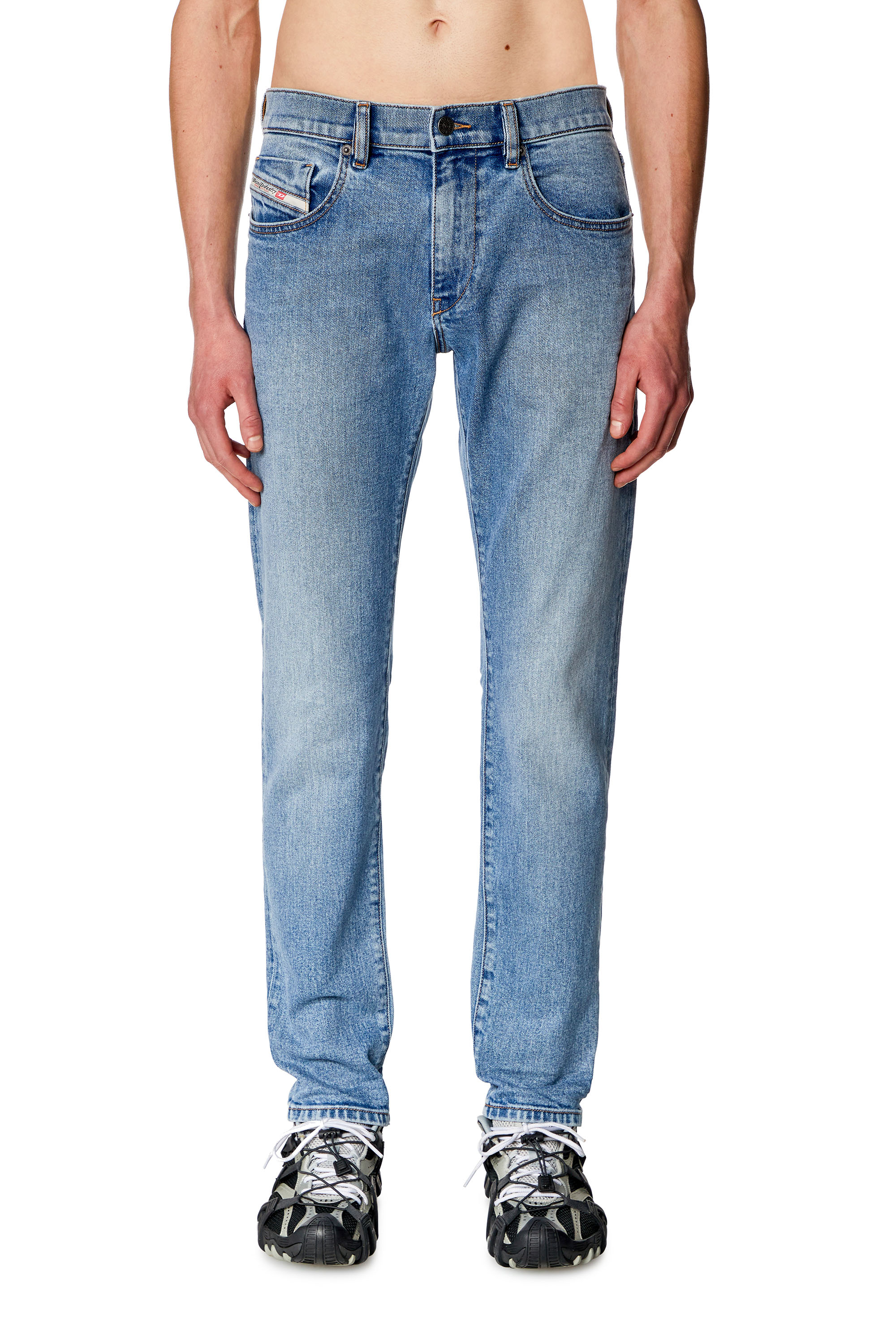 Shop Diesel Slim Jeans In Blue