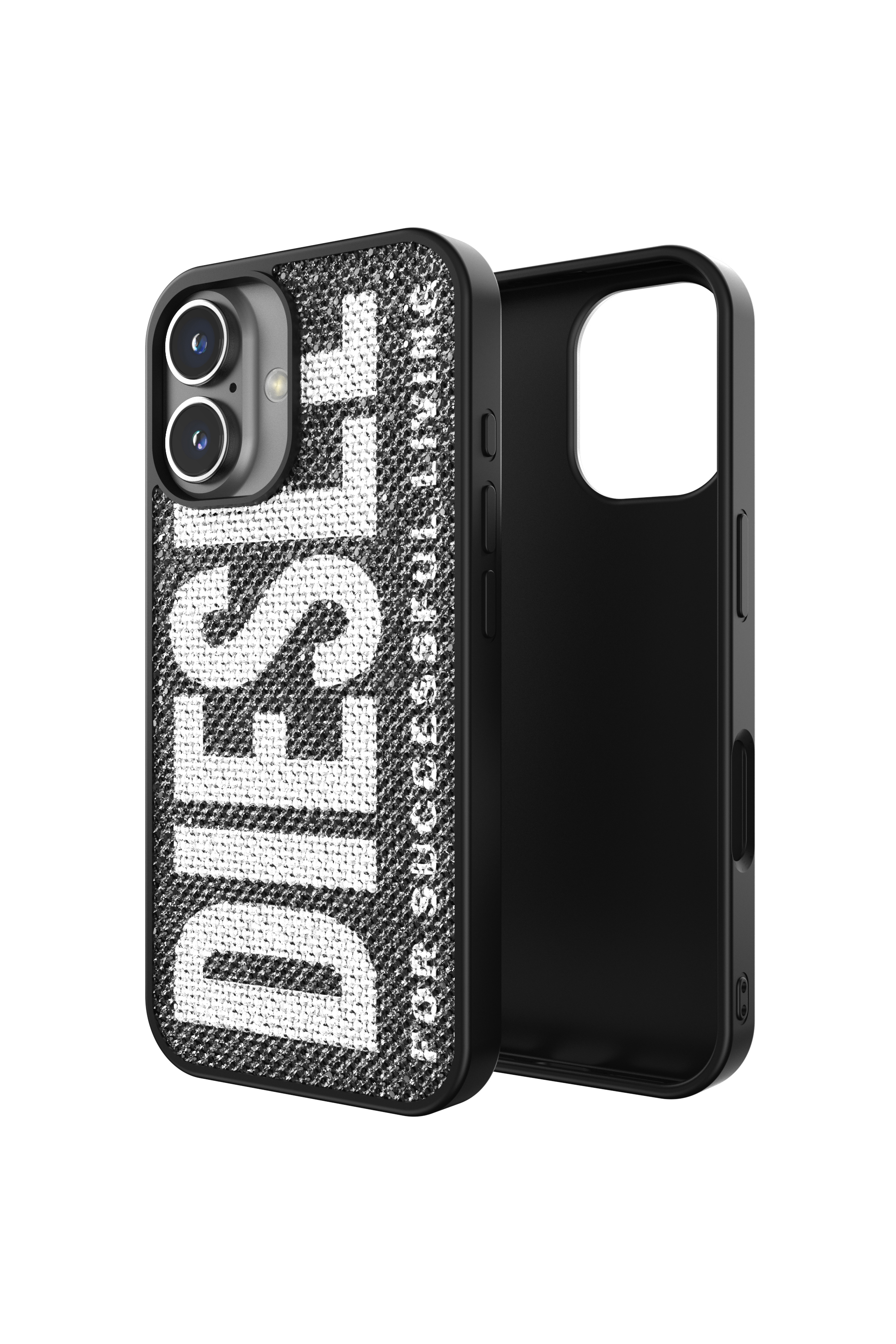 Diesel - Swarovski Crystal Case for i P 16 - Cases - Unisex - Black