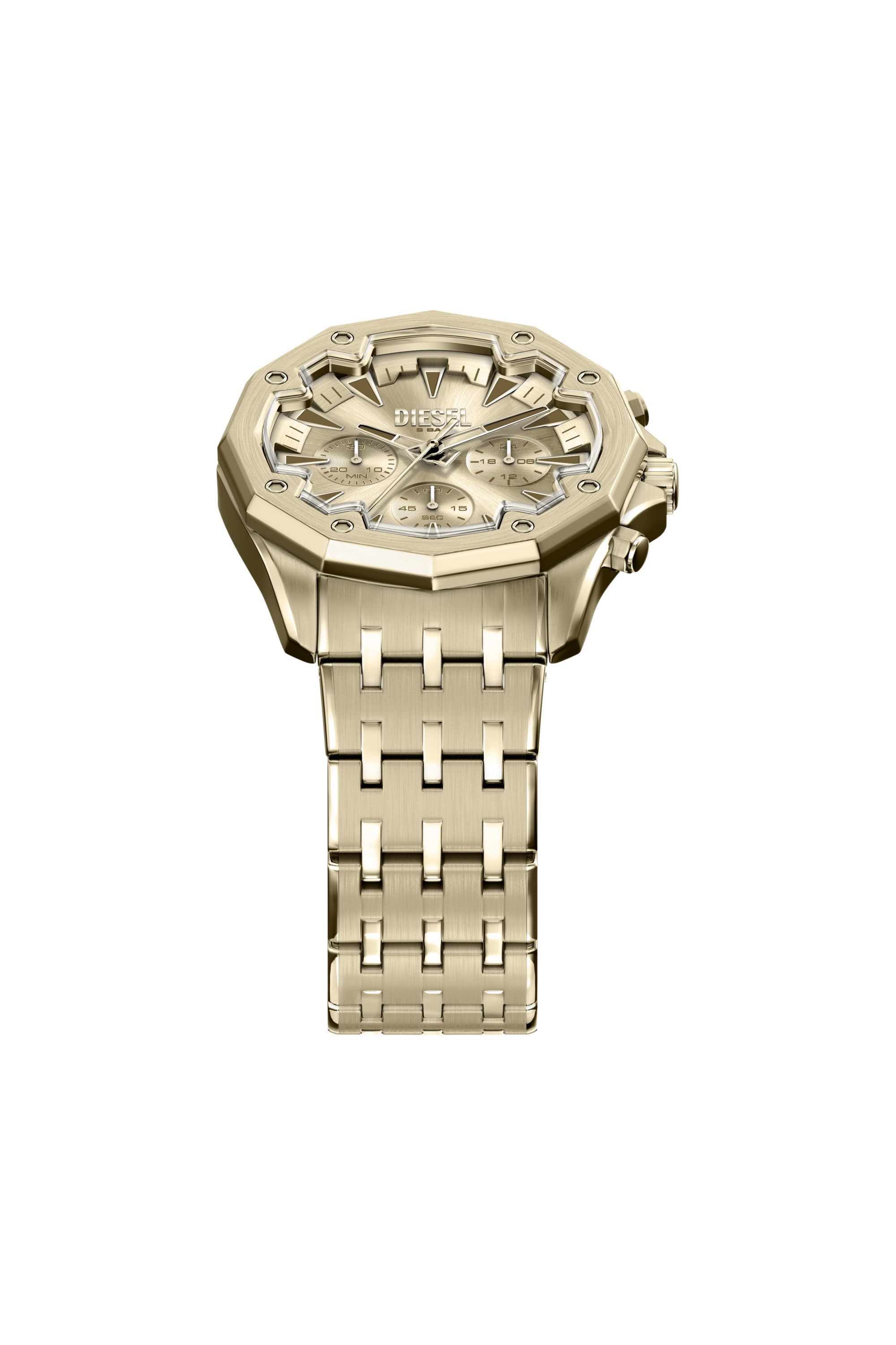 Diesel - DZ4707 WATCH, Man's Stinger Gold-Tone Stainless Steel Watch in Gold - 4