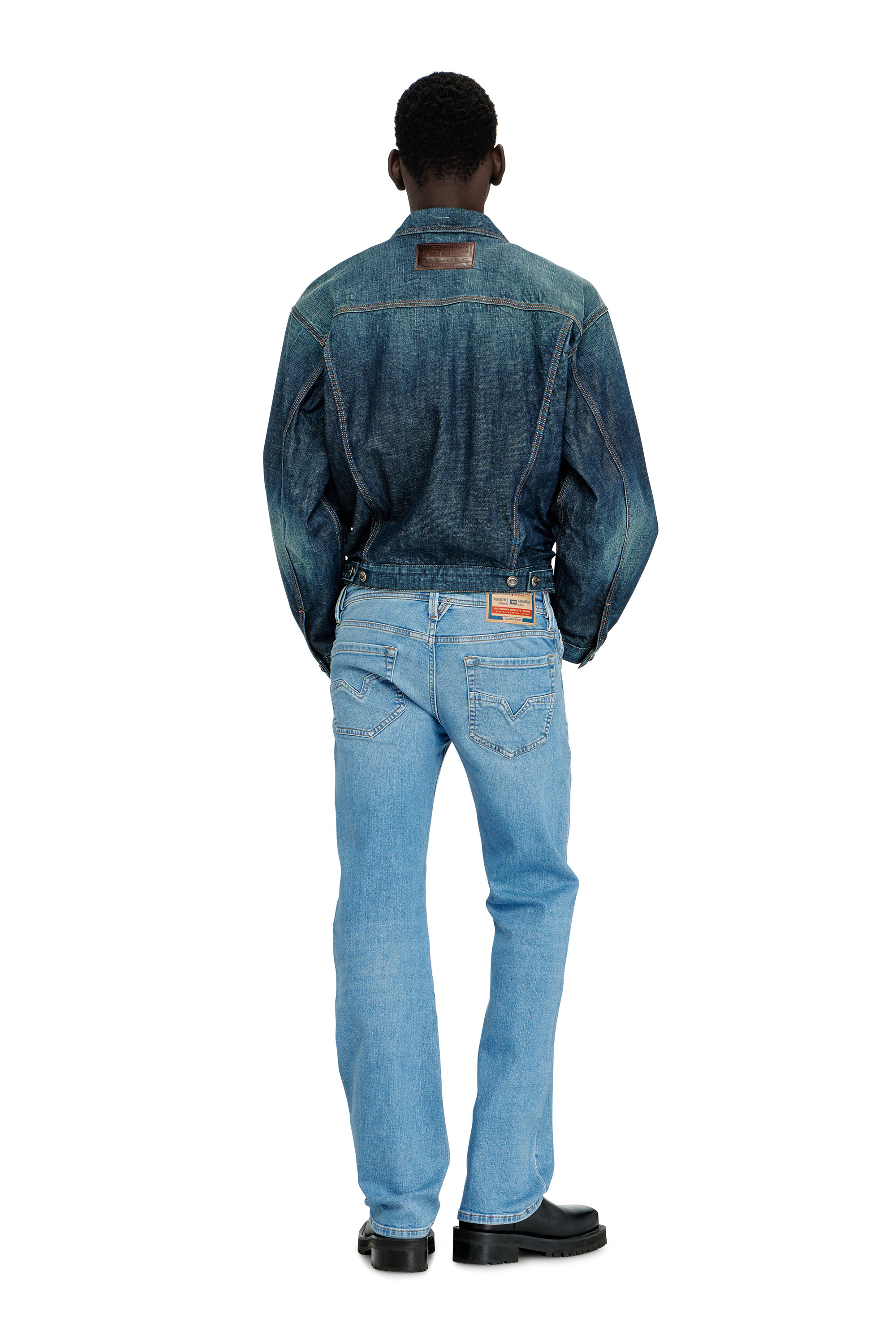 Diesel - Man's Regular Jeans 1985 Larkee 0HDBJ, Light Blue - 4