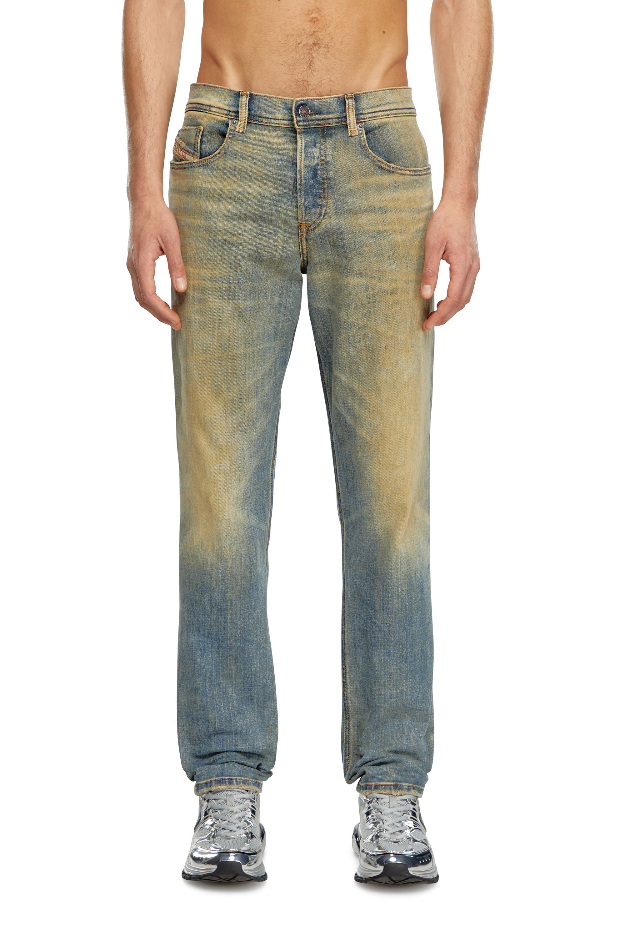 Shop Diesel Regular Jeans In Blue