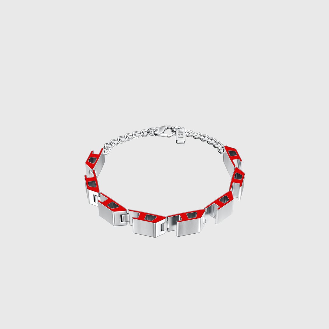 Diesel - Stainless steel bracelet - Bracelets - Unisex - Silver